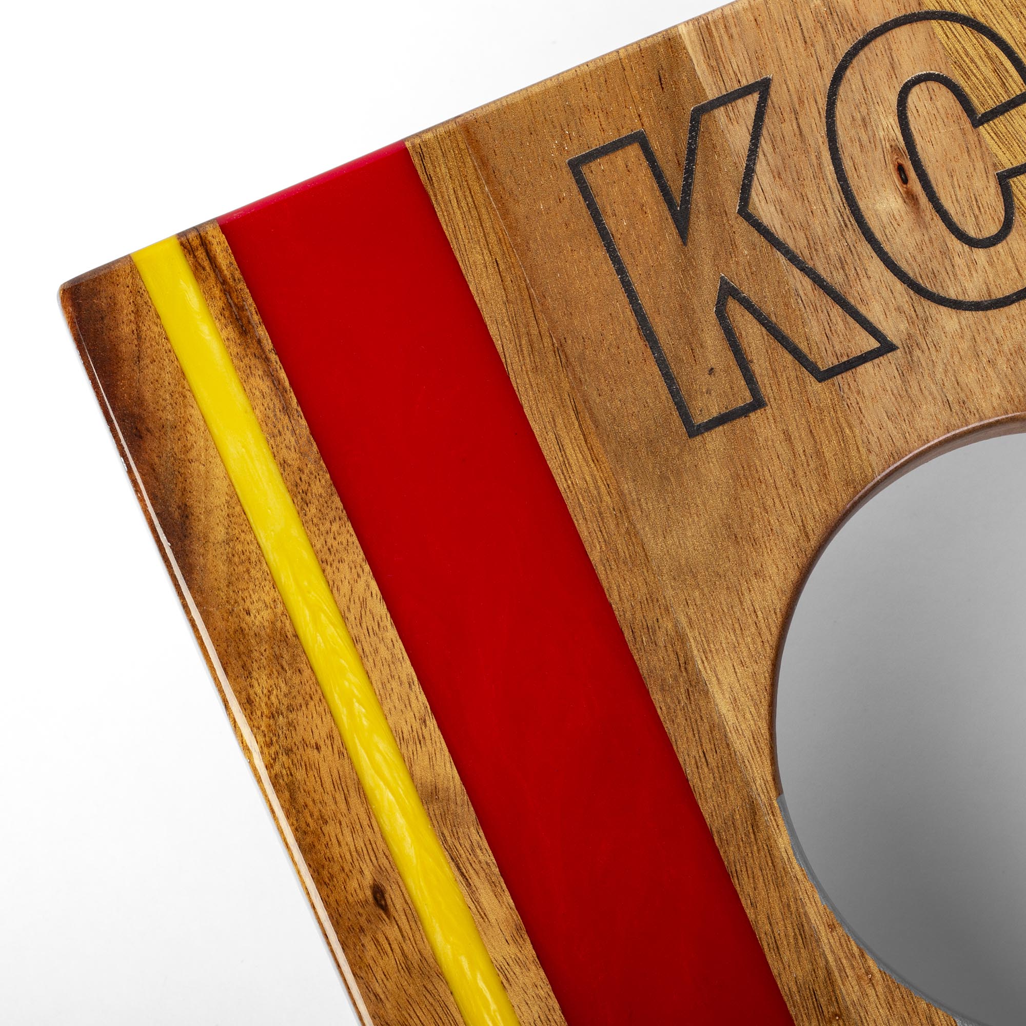 1ft x 2ft Gameday Teams Epoxy Resin Wood Compact Travel Cornhole Board Set - Image 29
