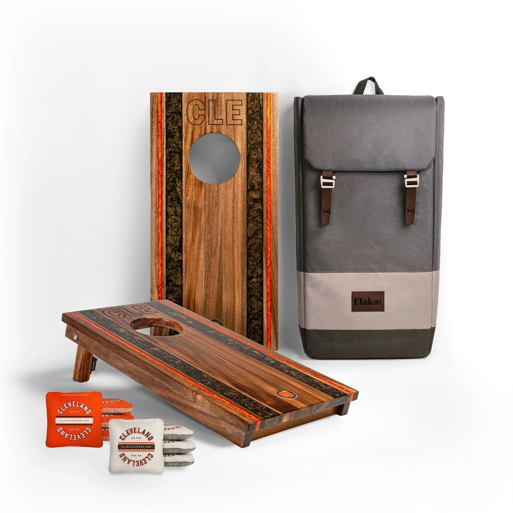 1ft x 2ft Gameday Teams Epoxy Resin Wood Compact Travel Cornhole Board Set - Image 61