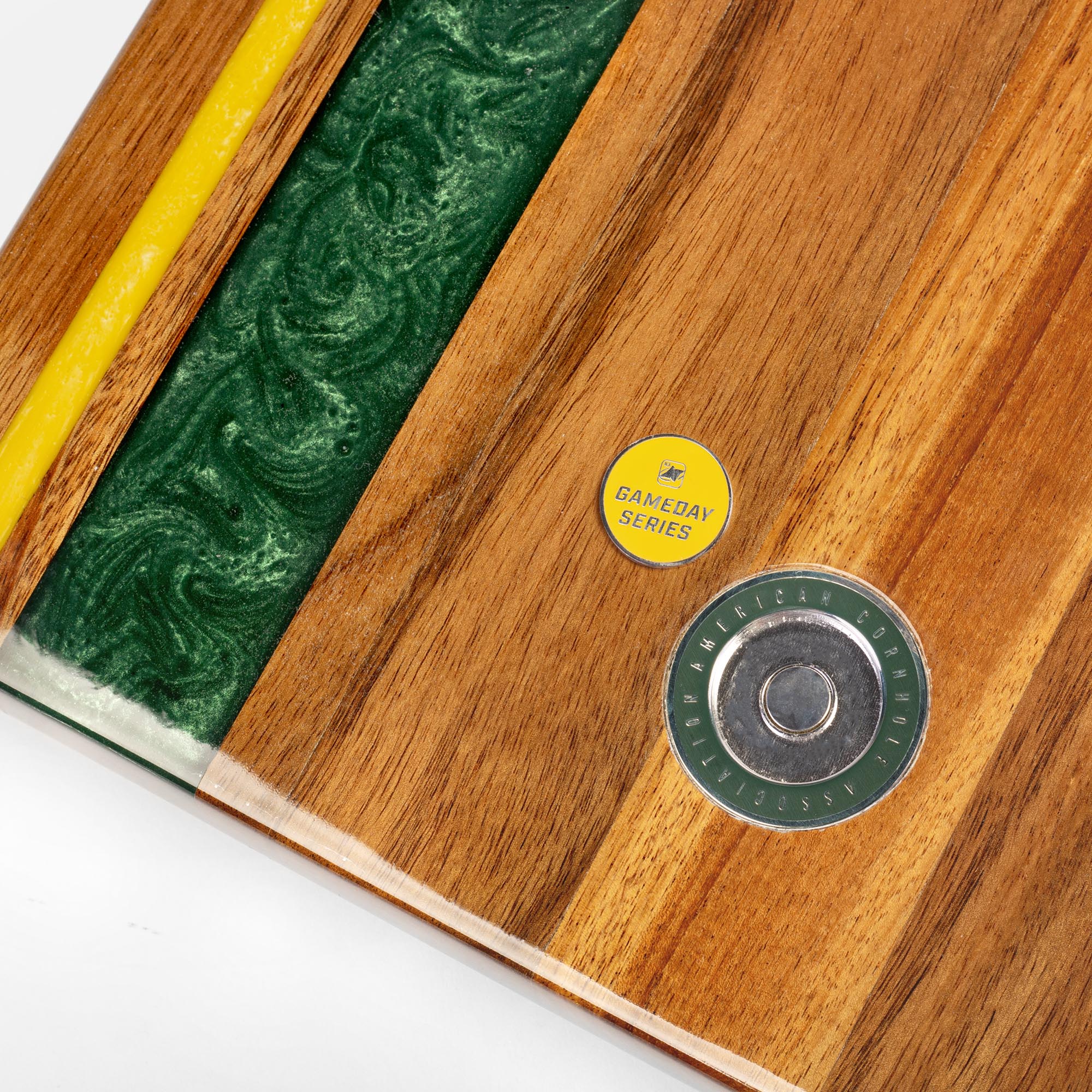 1ft x 2ft Gameday Teams Epoxy Resin Wood Compact Travel Cornhole Board Set - Image 95