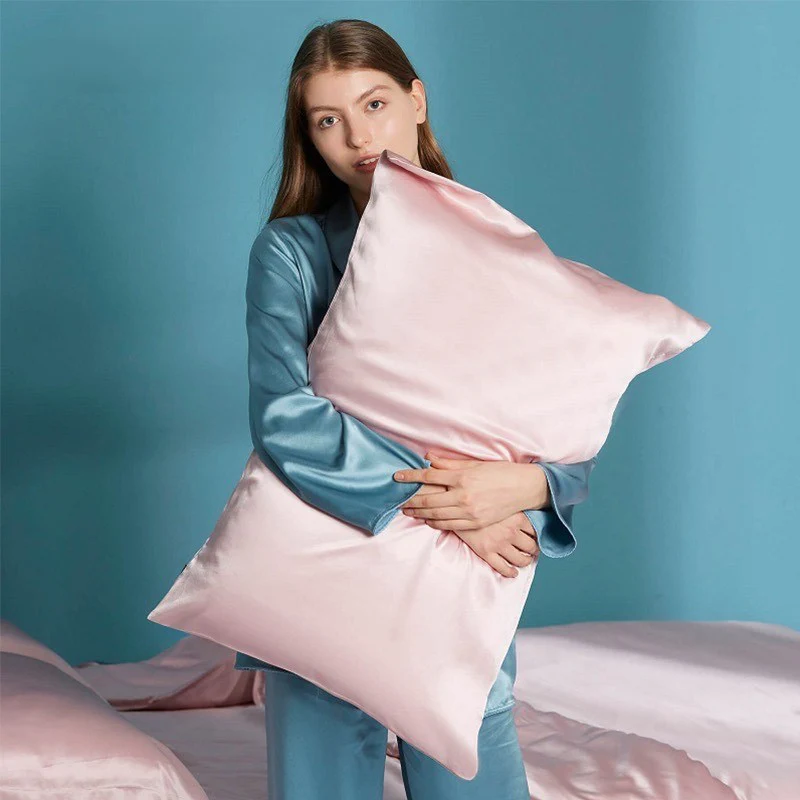 6A Grade Organic Mulberry Silk Pillowcase for Better Skin & Hair- 30 Momme. Pure Silk on Both Sides by INSPECIAL HOME - Image 4