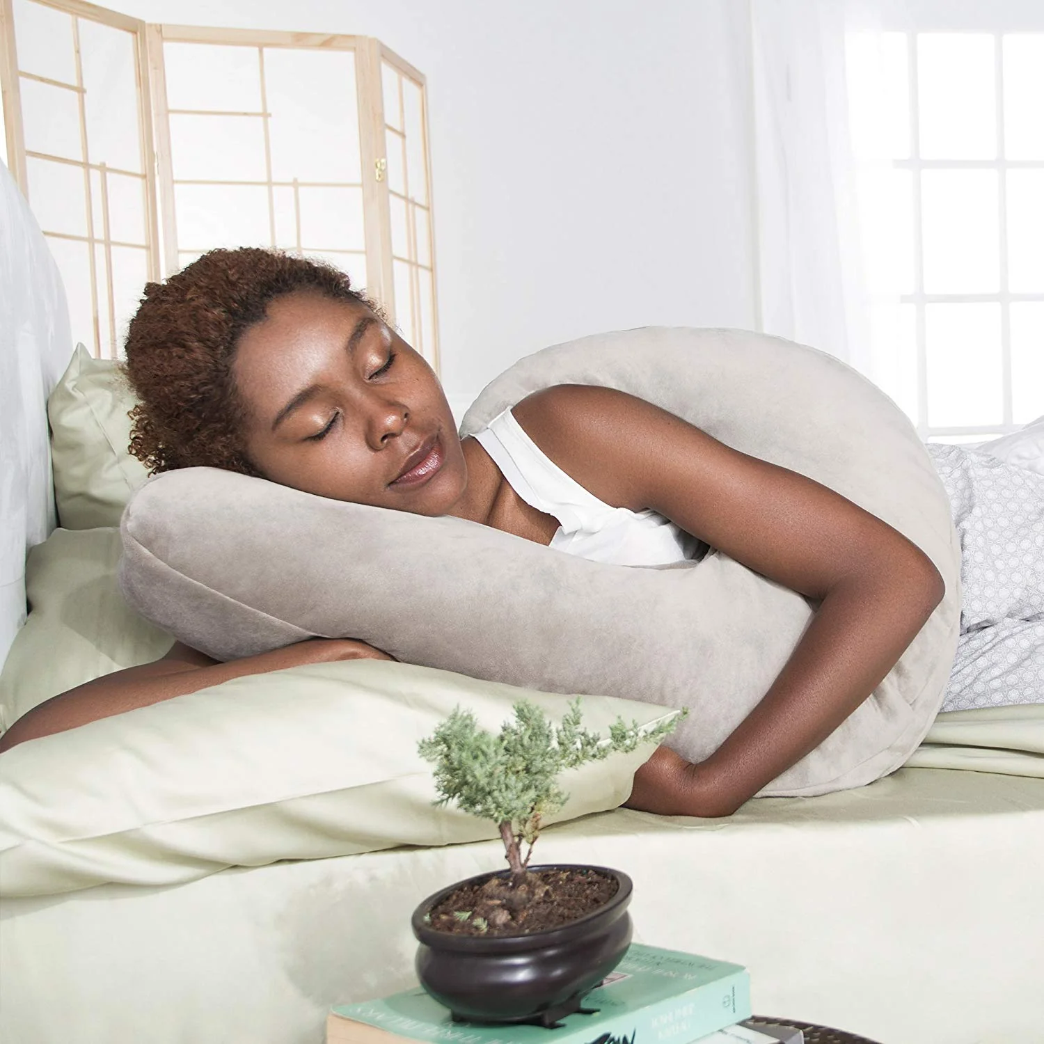Avana Uno Adjustable Memory Foam Snuggle Pillow for Side Sleepers - Image 8