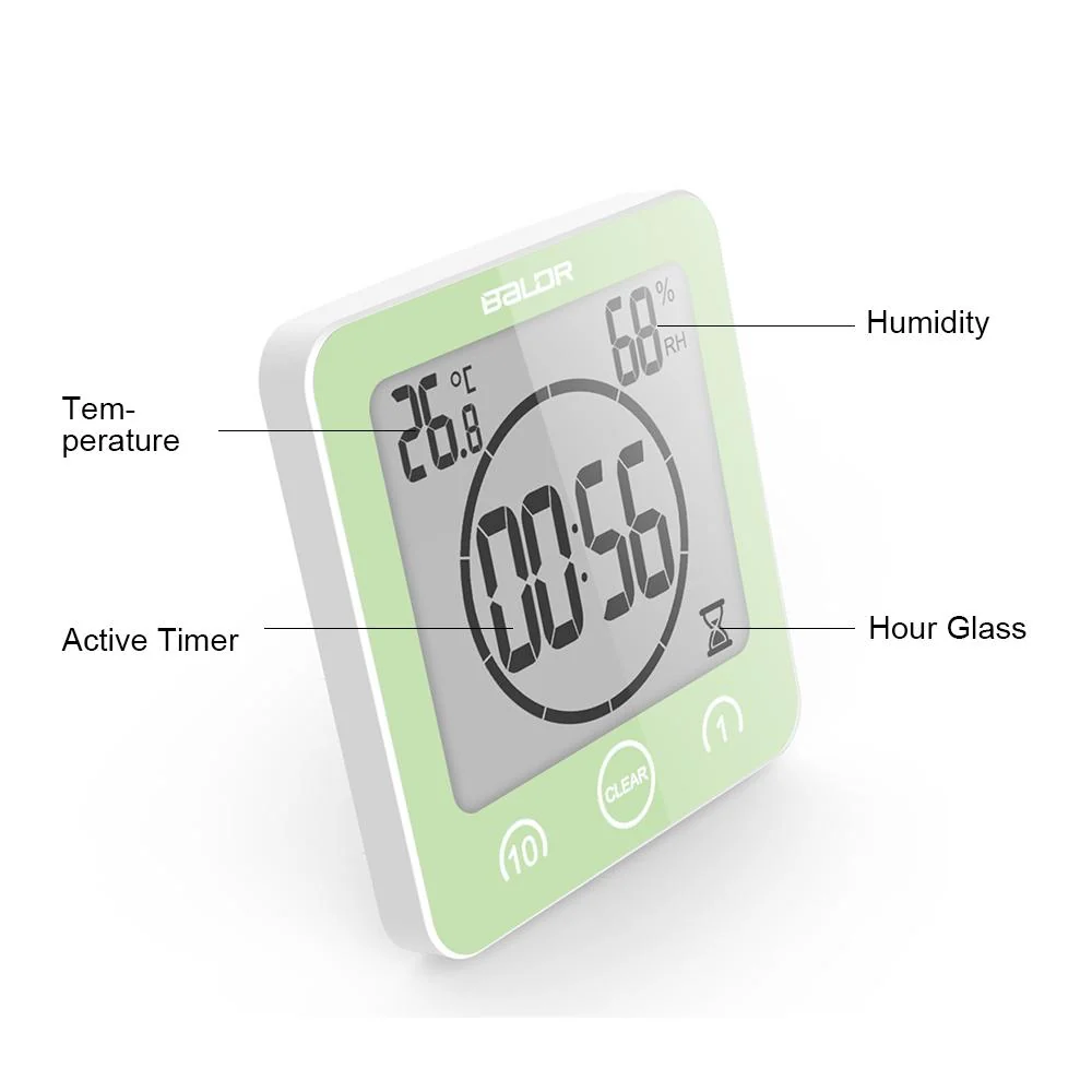 BALDR Waterproof Shower Clock - Reliable Waterproof Clock for Showers - Image 38