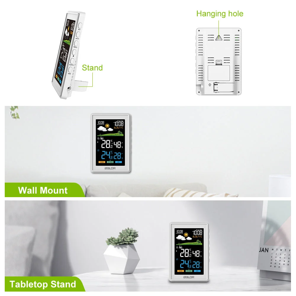 BALDR Weather Station Wireless Indoor Outdoor Thermometer - Image 25