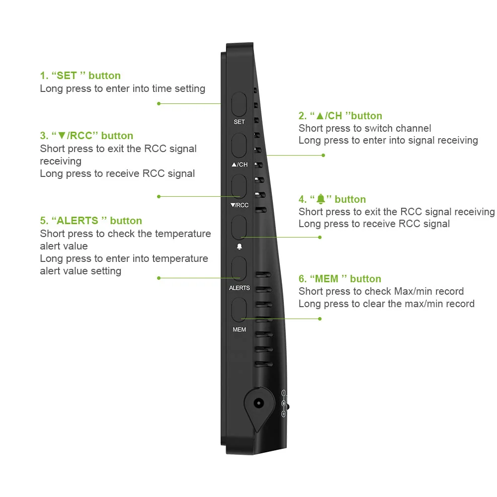 BALDR Weather Station Wireless Indoor Outdoor Thermometer - Image 4