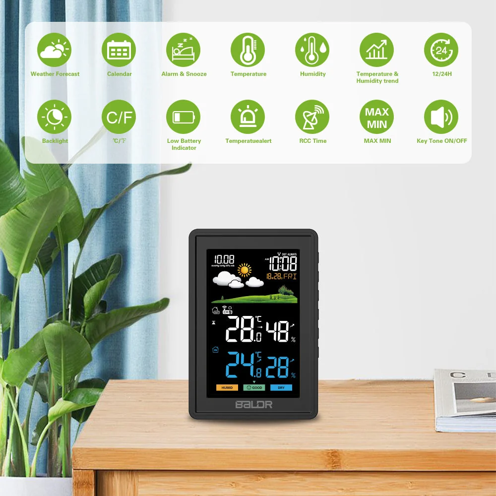 BALDR Weather Station Wireless Indoor Outdoor Thermometer - Image 6
