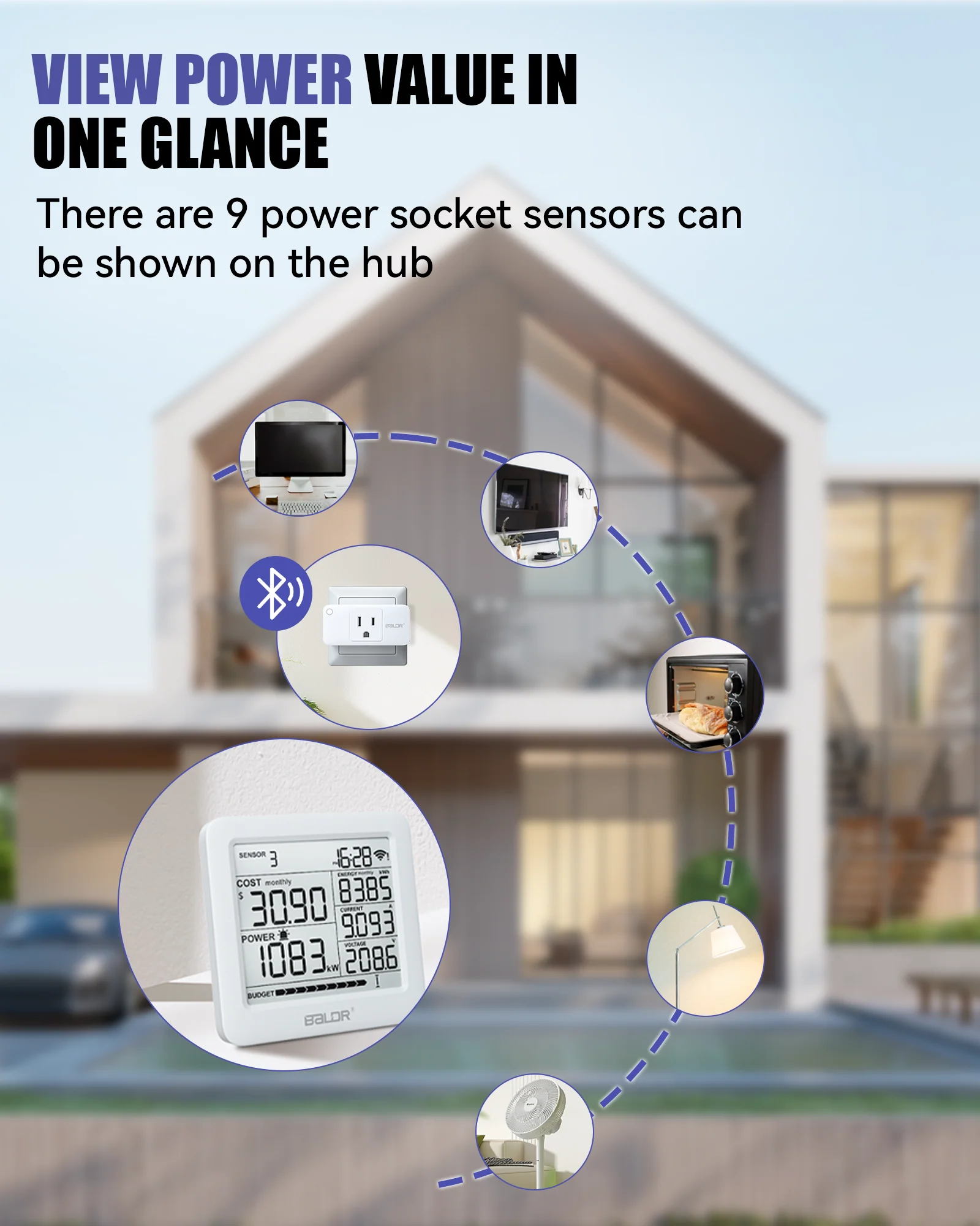 Wi-Fi Power Meter Hub with Smart Socket – Monitor Energy & Set Alerts - Image 4