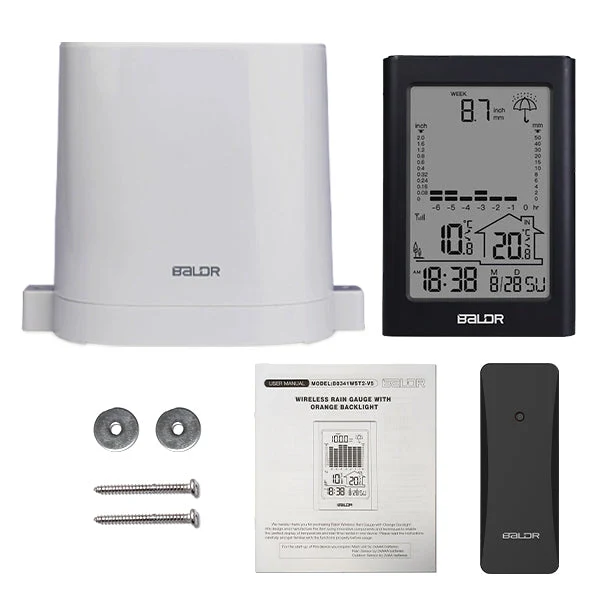 BALDR Wireless Rain Gauge With Remote Sensor - Image 22