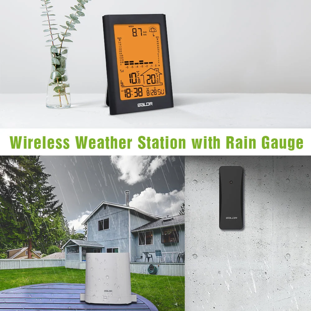 BALDR Wireless Rain Gauge With Remote Sensor - Image 4