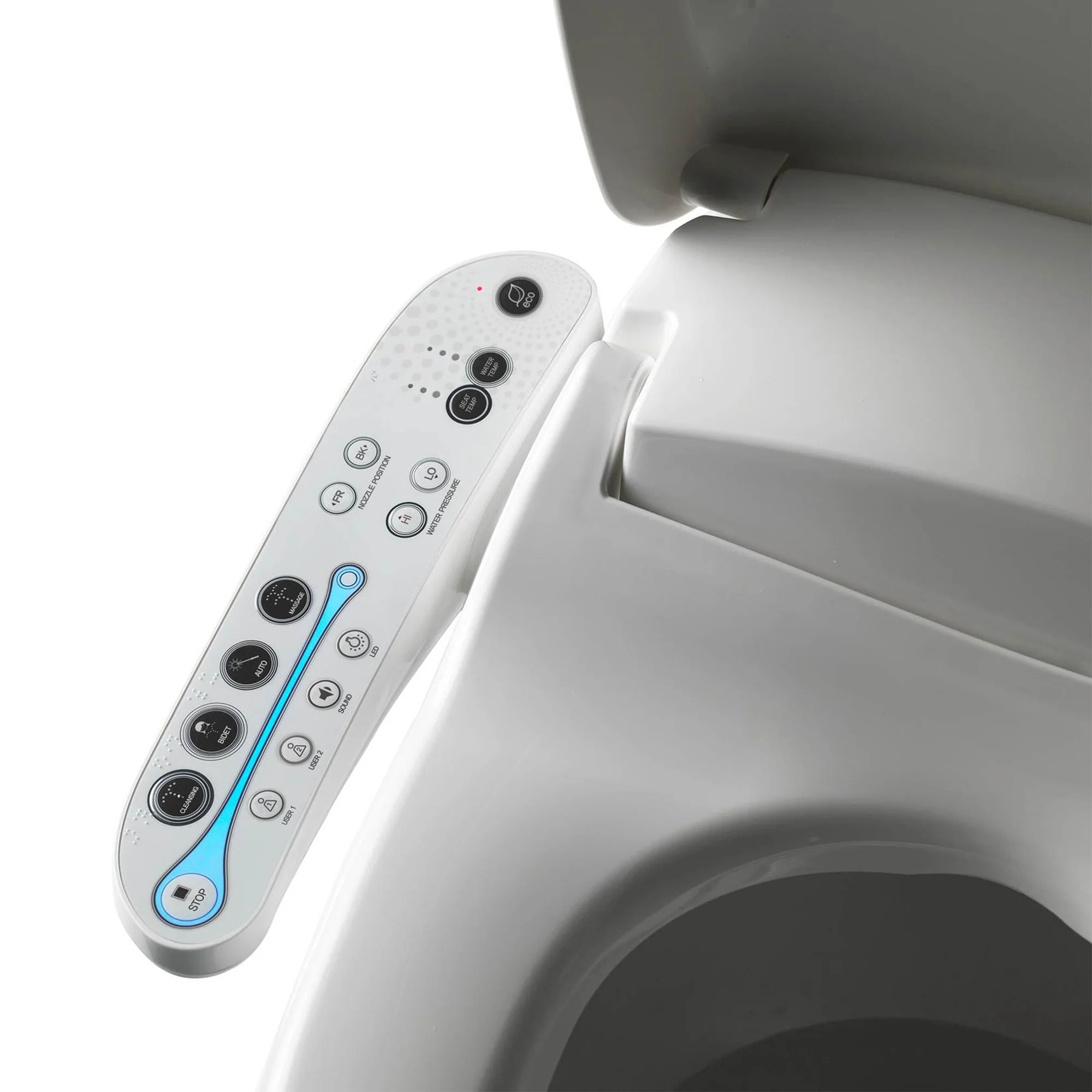 Bio Bidet Aura A7 Advanced Bidet Seat- Elongated White - Image 4