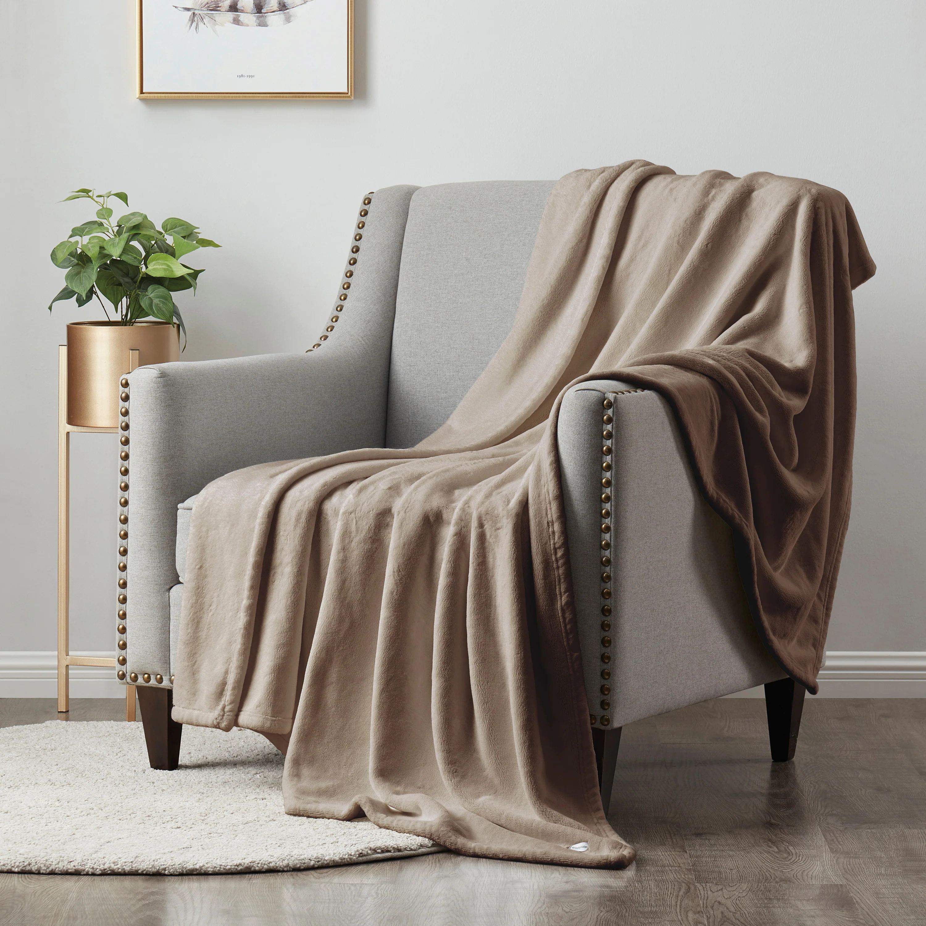 Brookstone Nap Cozy Plush Throw - Image 27