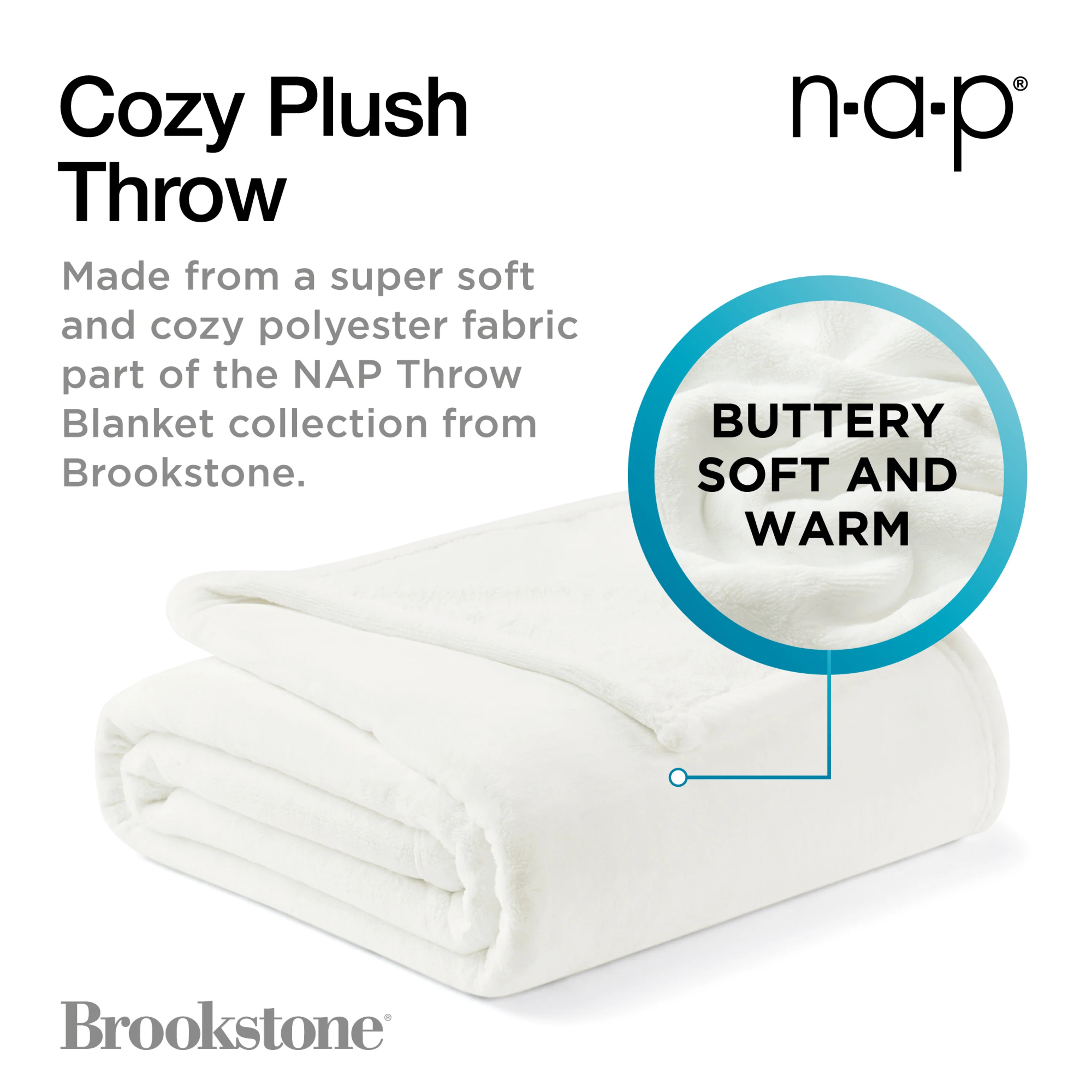 Brookstone NAP Plush Throw - Image 28