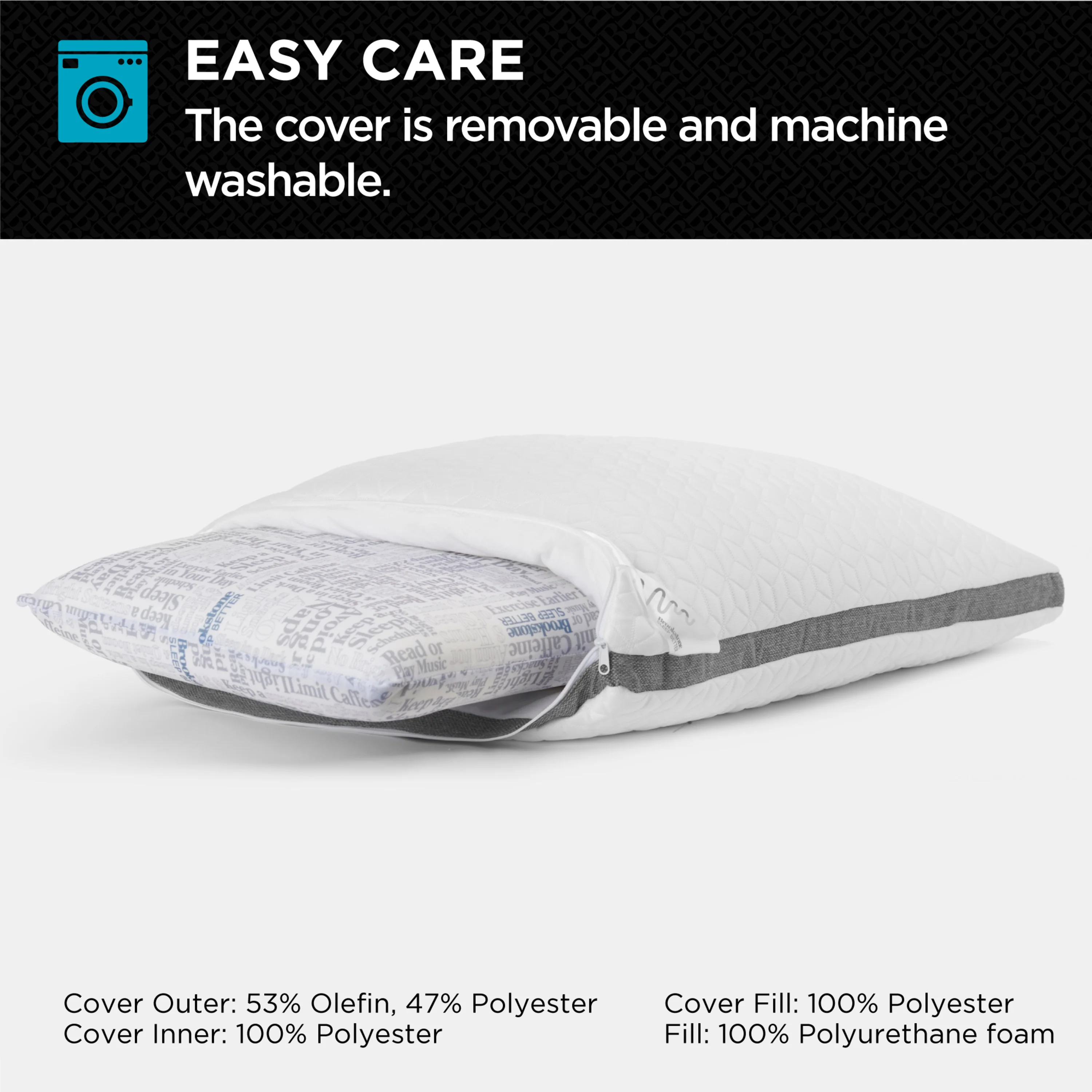 Brookstone Perfect 2-in-1 Comfort Pillow - Image 4