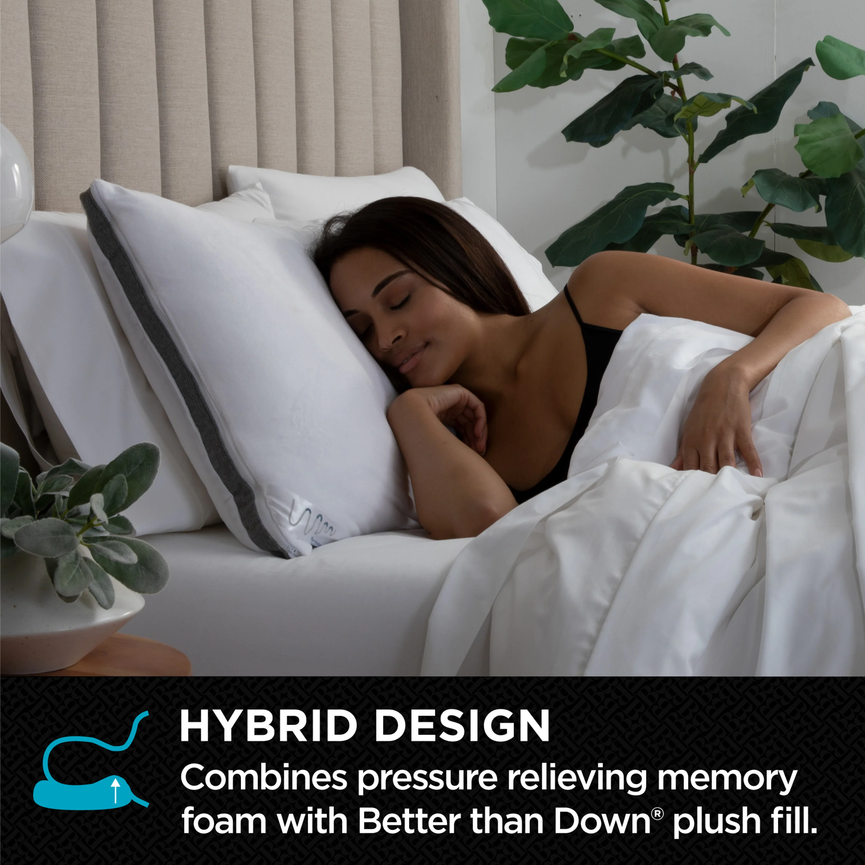 Brookstone Perfect 2-in-1 Comfort Pillow - Image 5