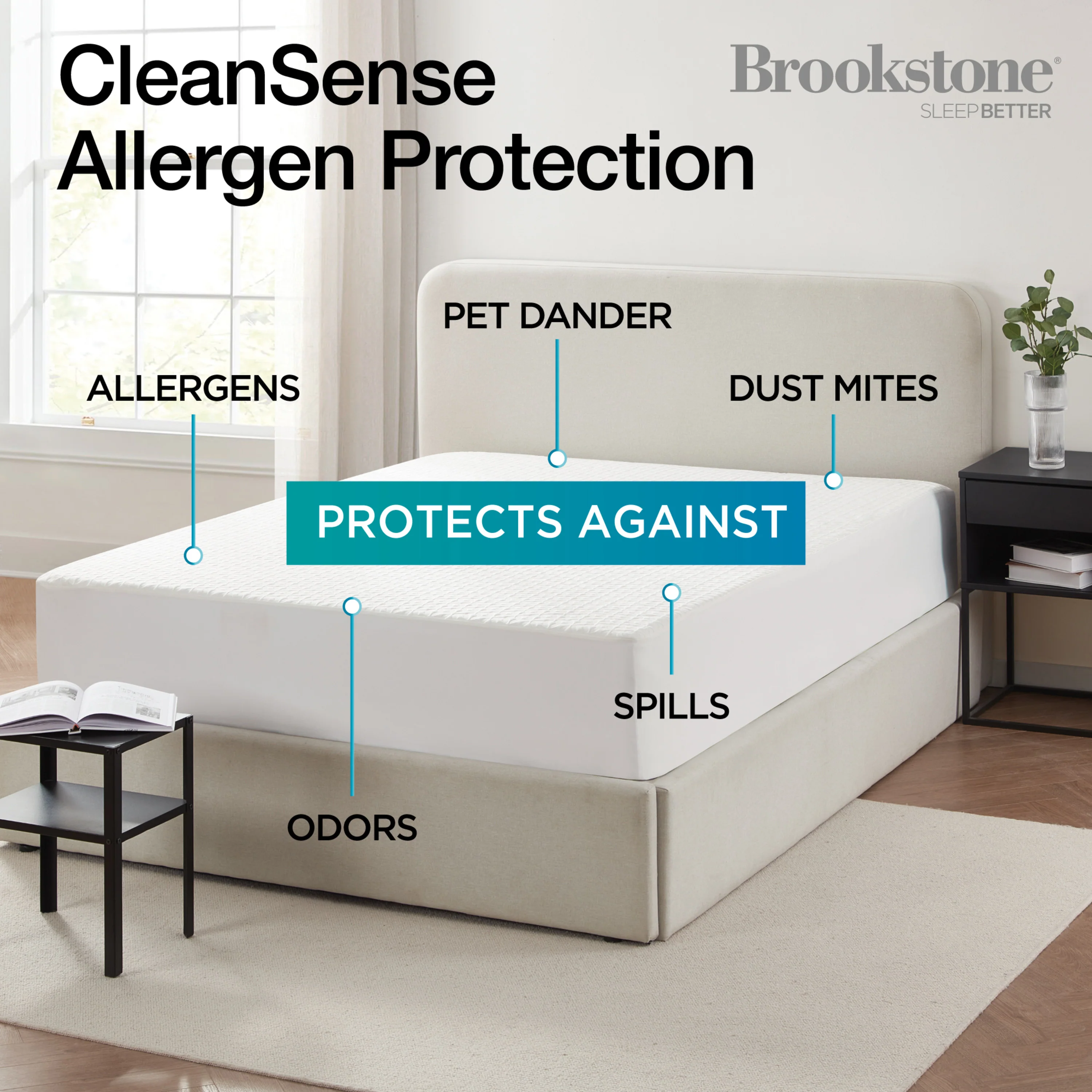 Brookstone Ultimate Mattress Protector - Tencel - Image 3