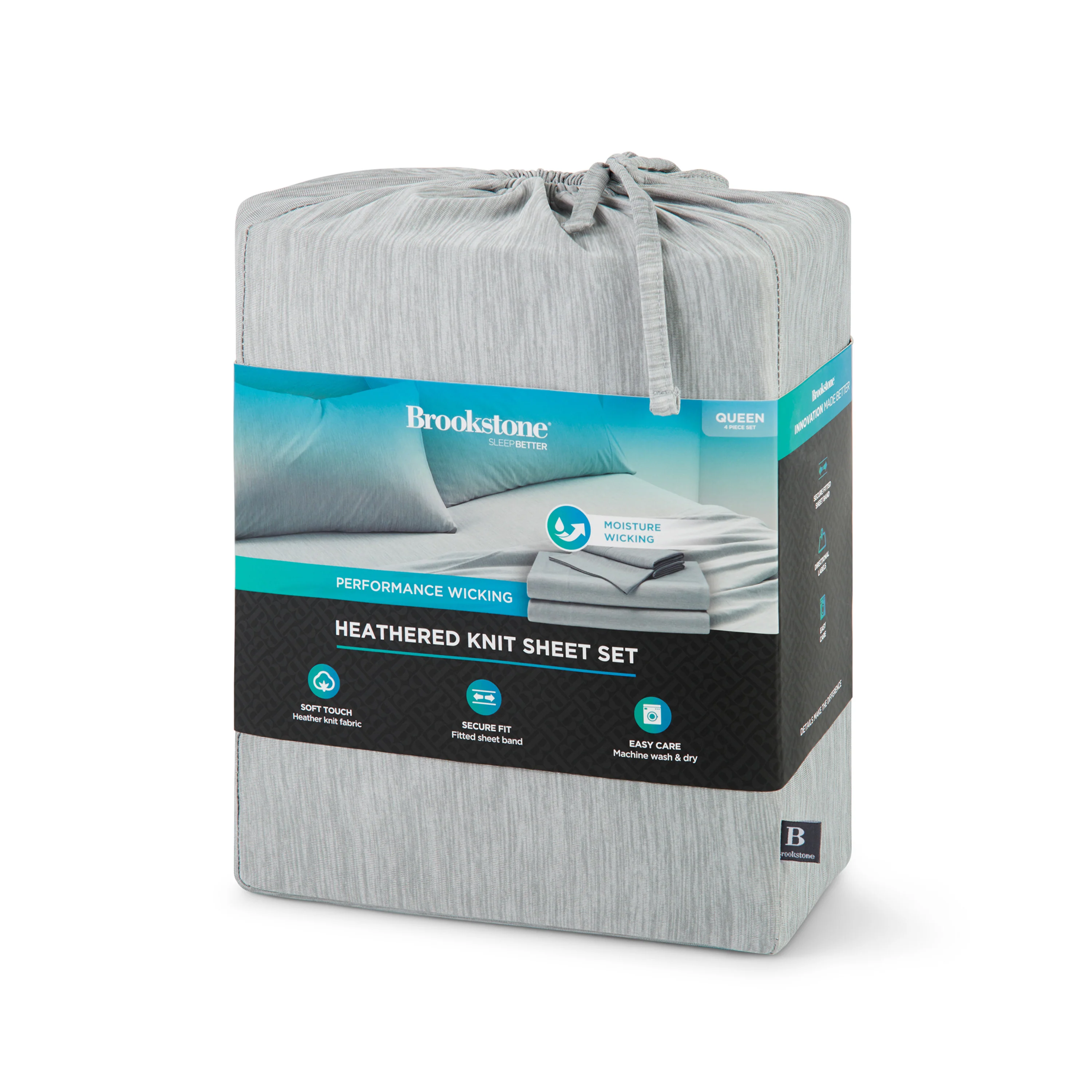 Brookstone Wicking Technology Knit Sheet Set - Image 16