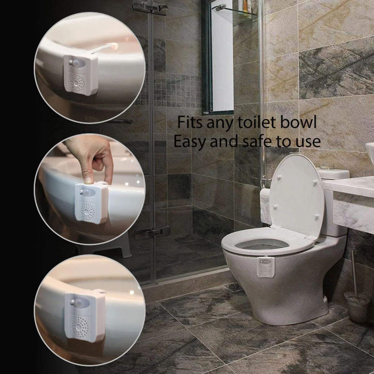 CLEAN BOWL UV Sanitizing Light for Germ Free Toilets With LED Motion Light - Image 5