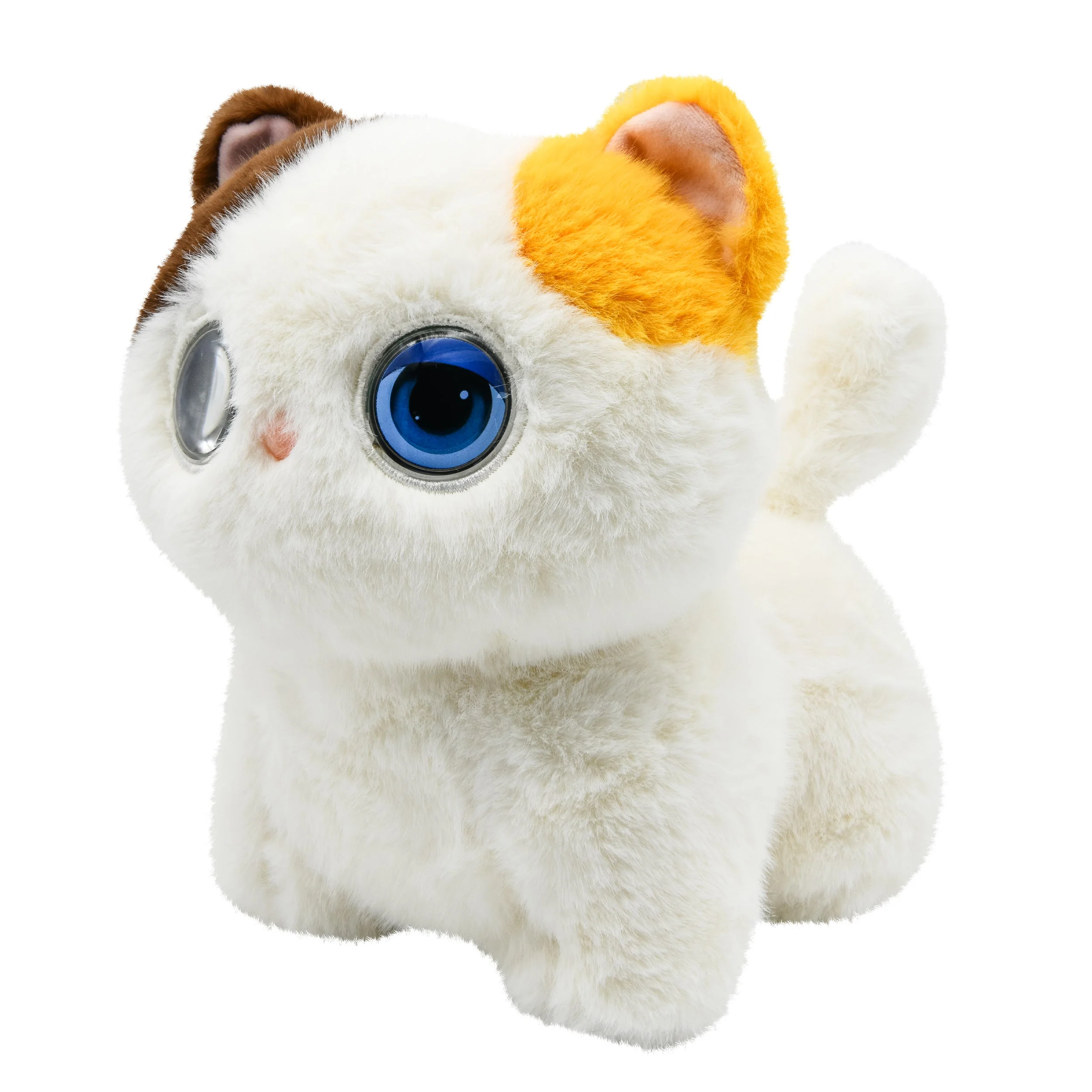 Contixo AI Pixie-Paw Smart Interactive Plush Cat – Voice-Responsive, Touch-Activated, Expressive Eyes, AI Companion Stuffed Animal for Kids & Pet Lovers - Image 3