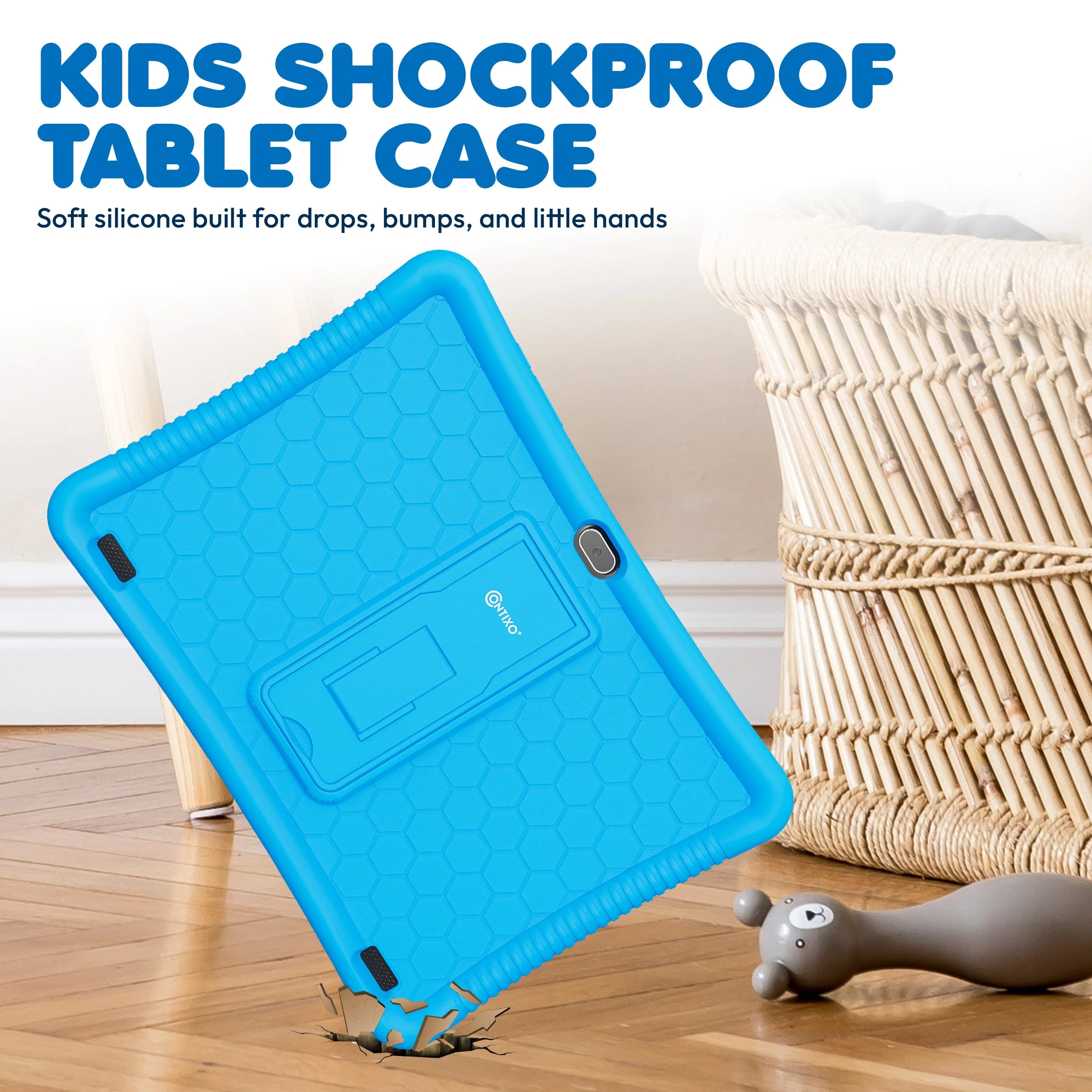 Contixo K102 10" Kids Tablet, Featuring Epic & Lingo Kids, 15 Educational Apps - Image 9