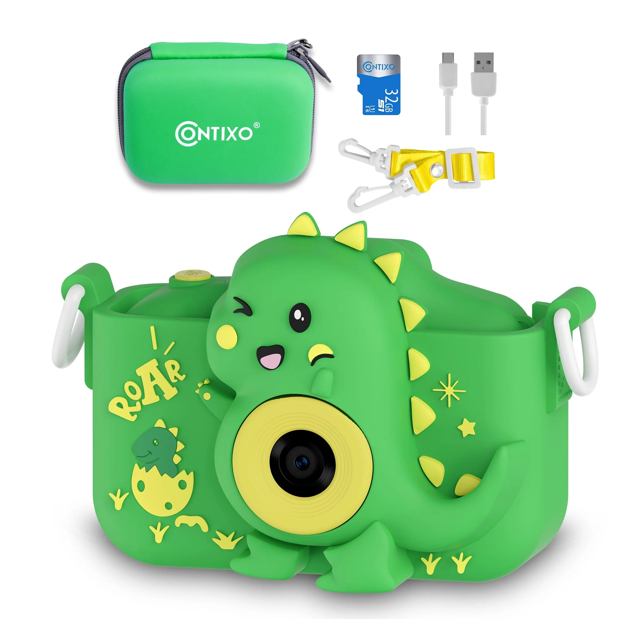 Contixo Kids Digital Camera - 1080p HD, Dual Lens, Selfies, Games, 32GB S - Image 2
