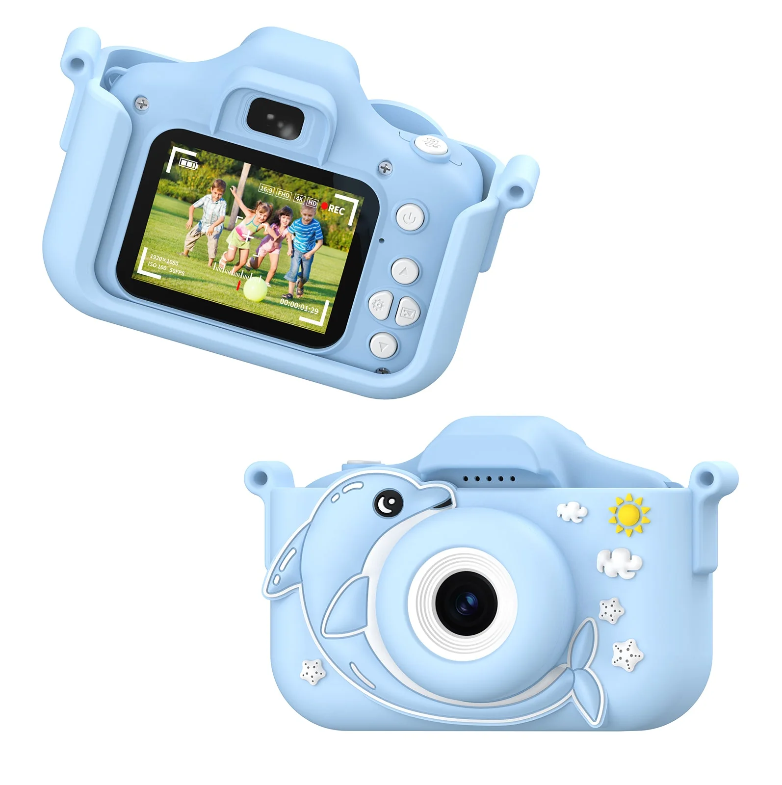 Contixo Kids Digital Camera - 1080p HD, Dual Lens, Selfies, Games, 32GB S - Image 5