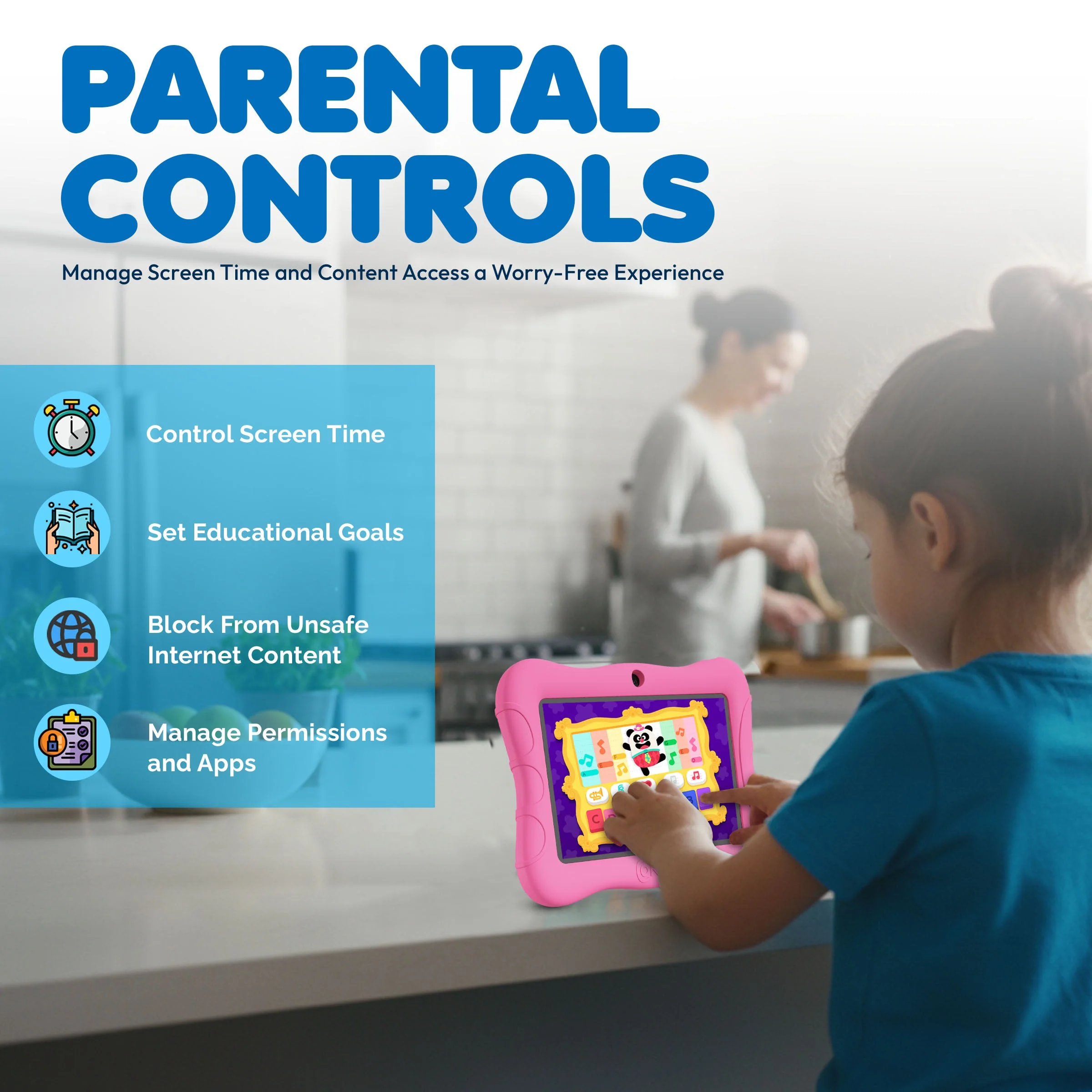 Contixo V9 Kids HD 7" Tablet - Epic & Lingo Kids, 15 Educational Apps & Kickstand Included - Image 13