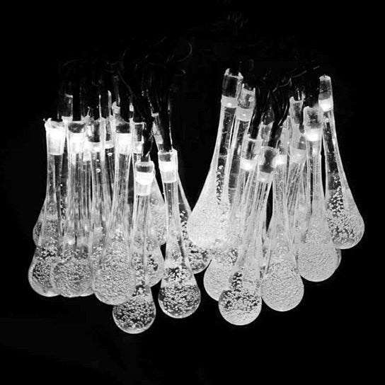 Dew Droplets 20 LED Solar Lights - Image 2