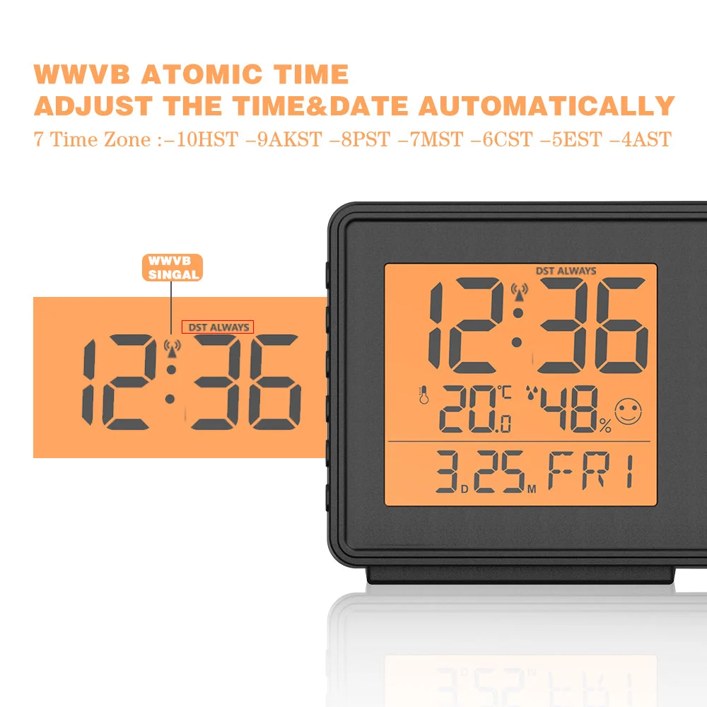 Digital Time Projection Alarm Clock - Image 11