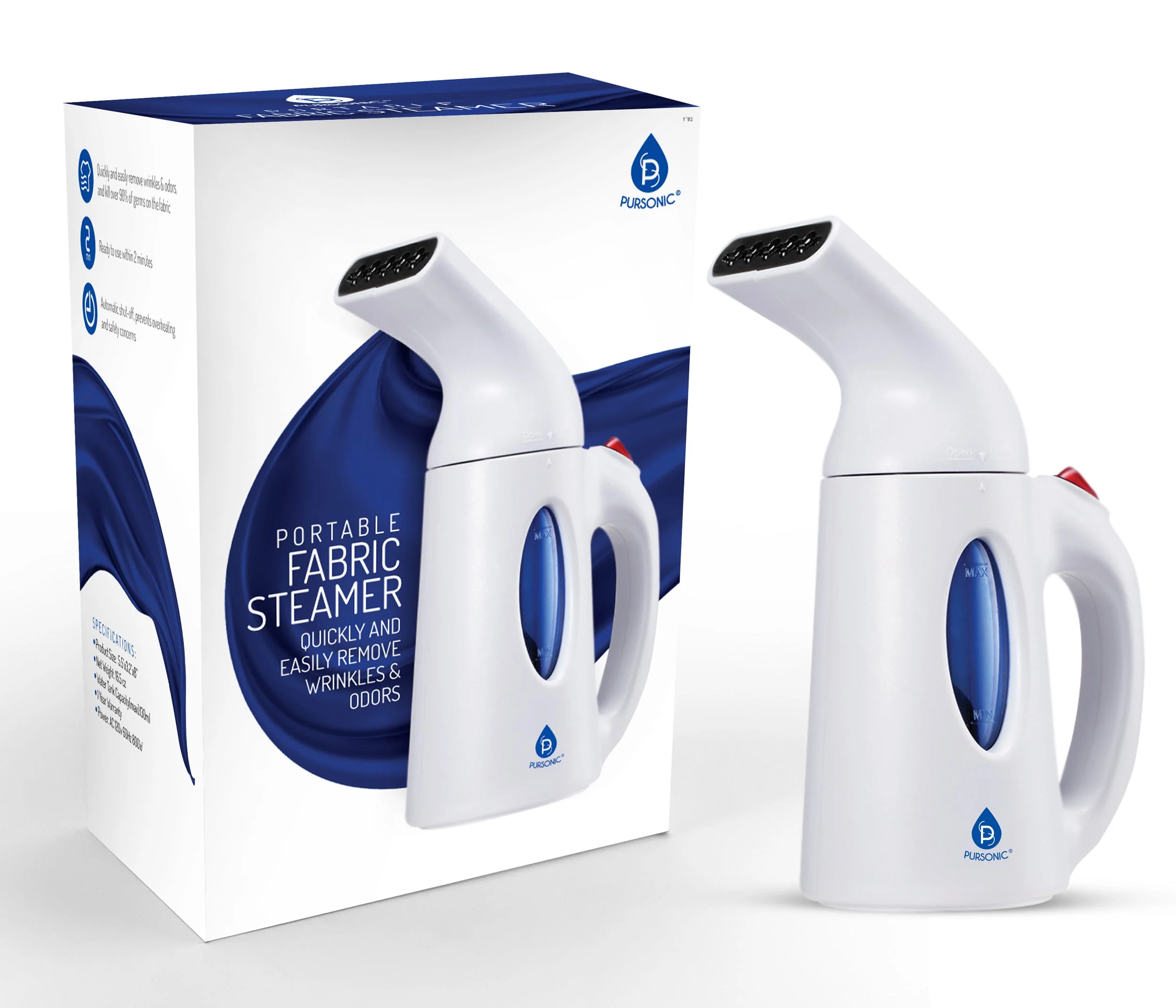 Handheld Fabric Fast Heat-up Portable Garment Steamer