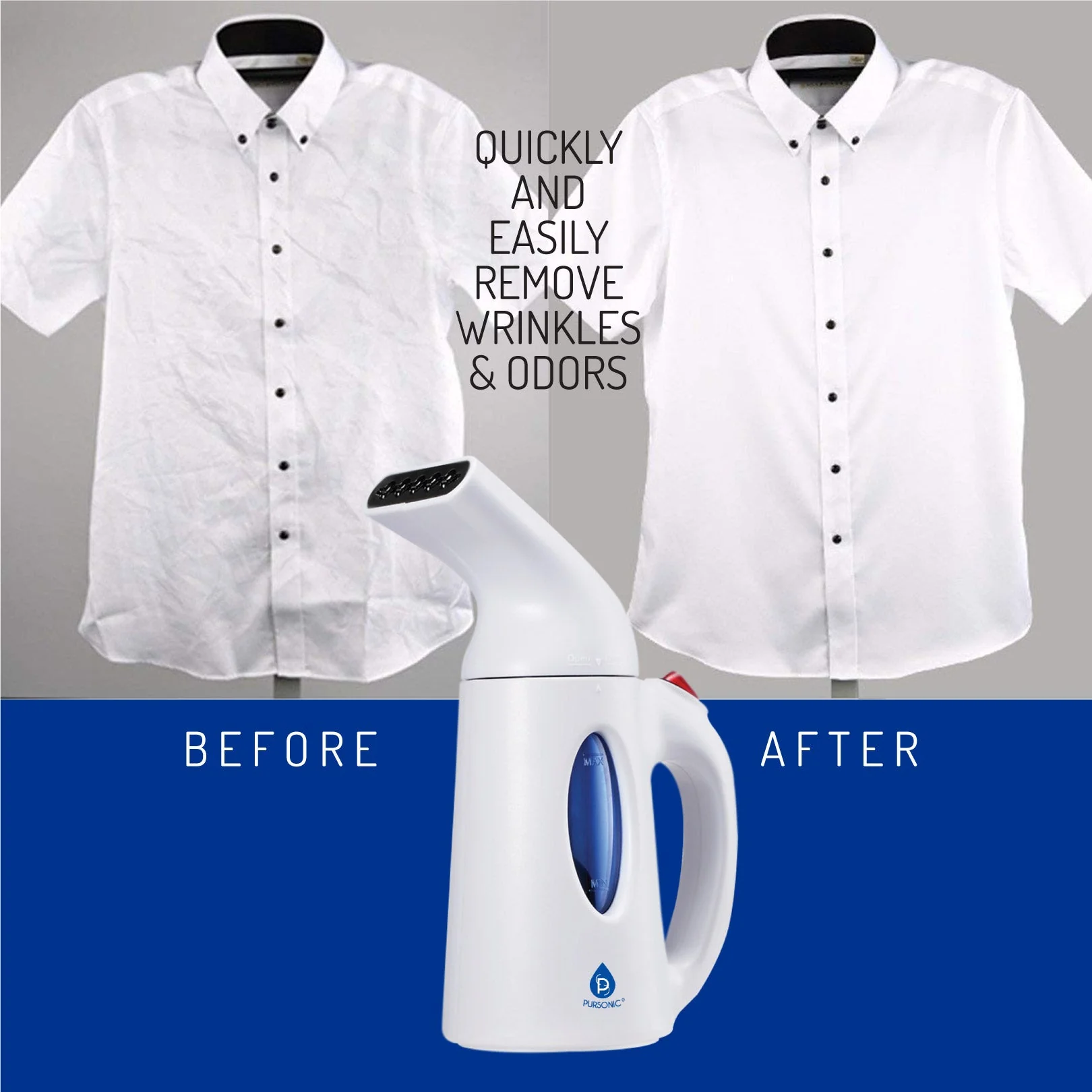 Handheld Fabric Fast Heat-up Portable Garment Steamer - Image 4