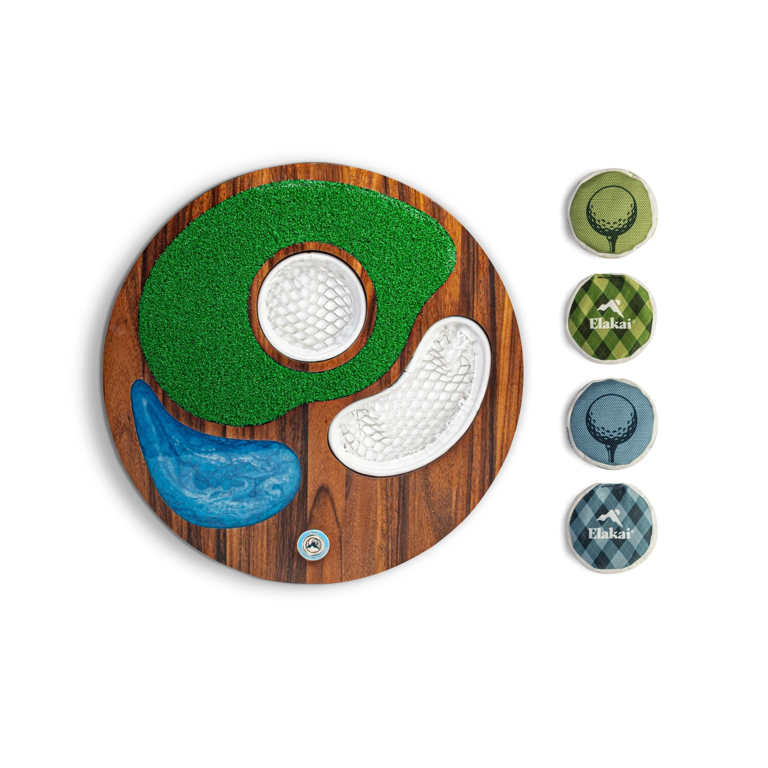 Island Hole | Wood and Resin Cornhole x Golf Chipping Game - Image 17