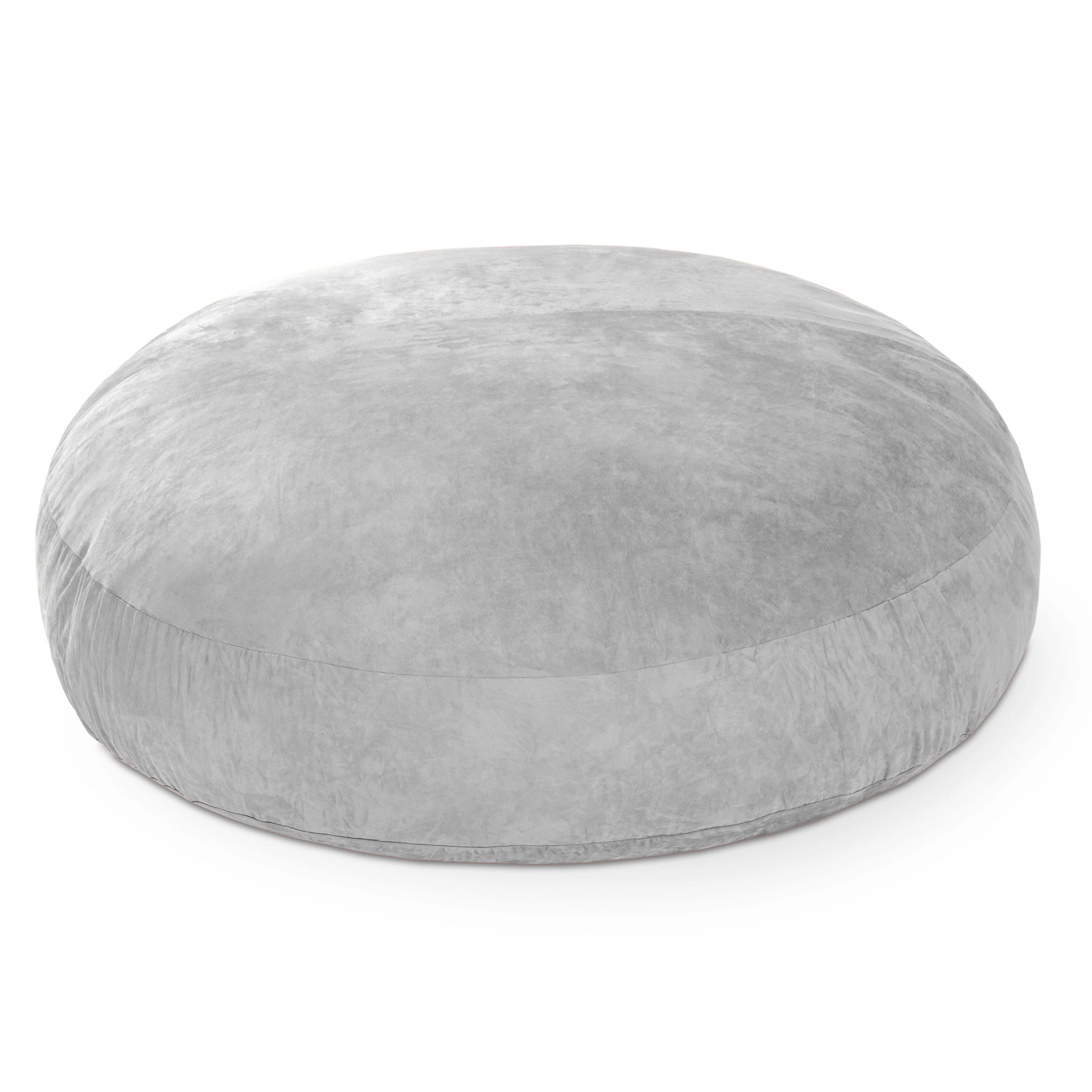 Jaxx 6 Foot Cocoon - 2-in-1 Convertible Bean Bag Bed & Large Bean Bag Chair for Adults, Premium Luxe Fur - Mondo Fur - Image 9
