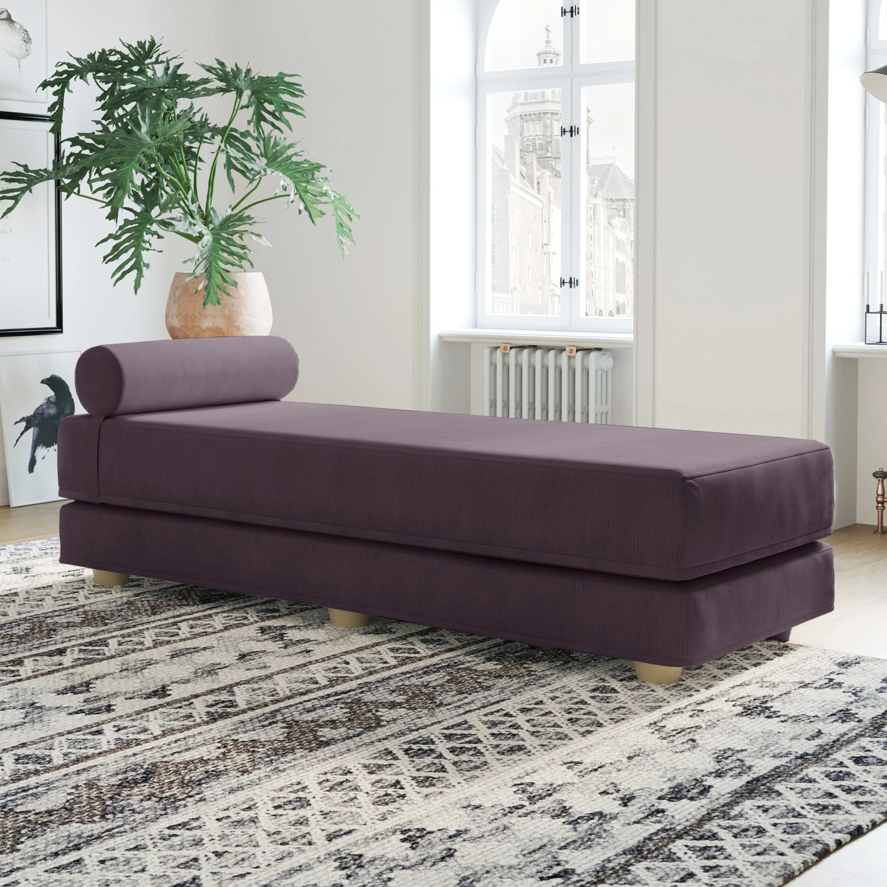 Jaxx Alon Daybed | Fold-Out Sleeper | Queen-Size Mattress - Image 9