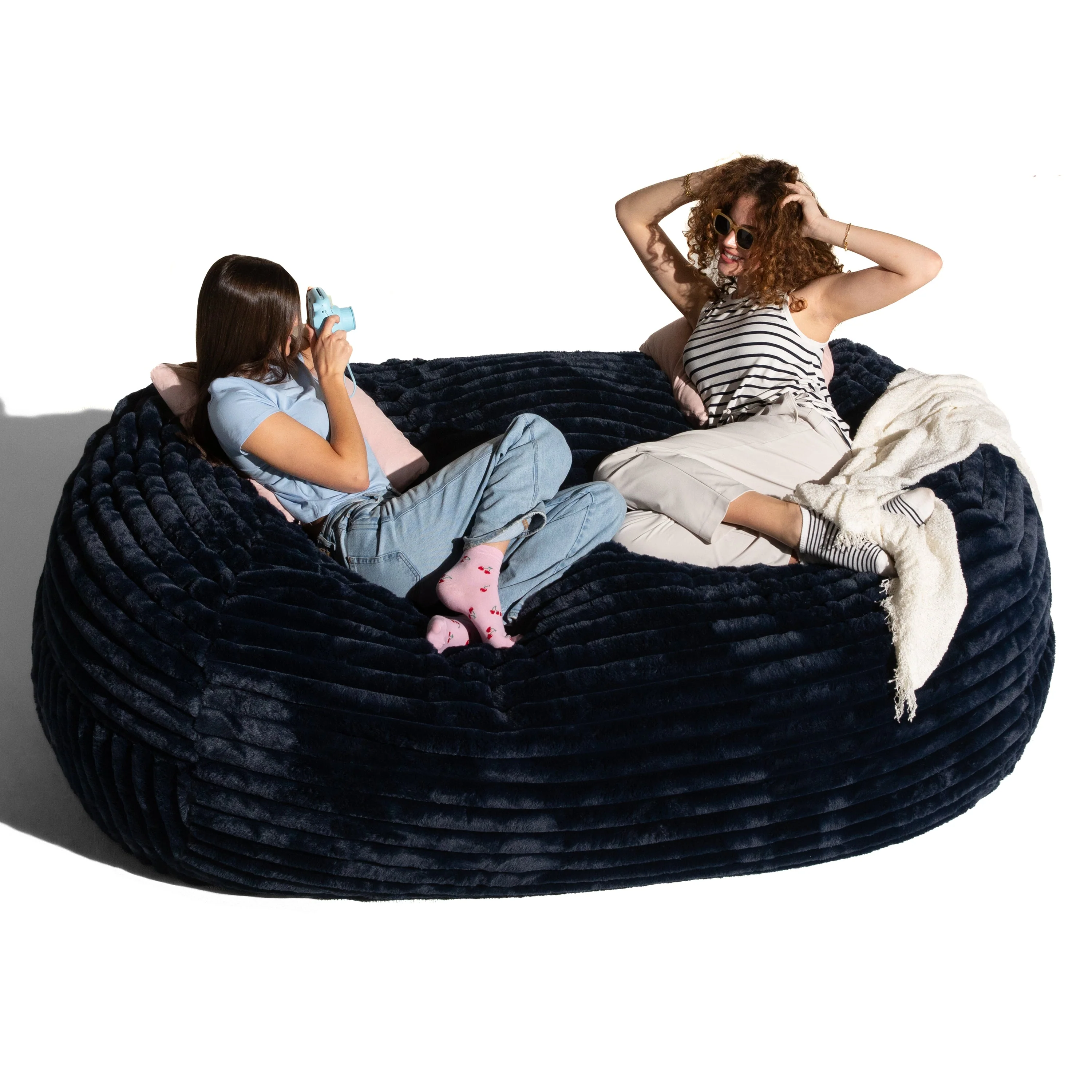 Jaxx Grand Lounger 7 Foot Bean Bag Sofa -Mondo Fur - Image 5