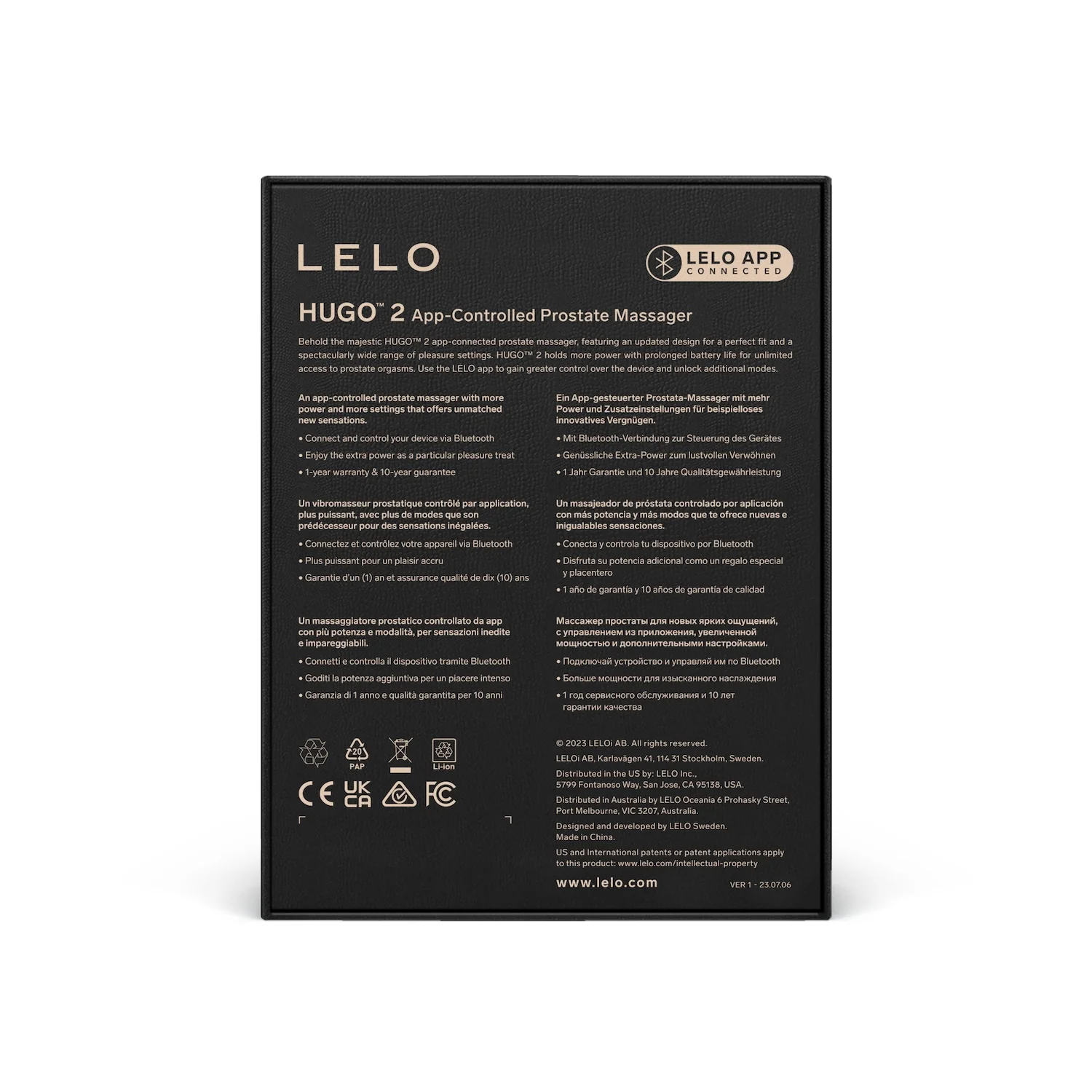 LELO HUGO 2 Intimate Massager - Image 16