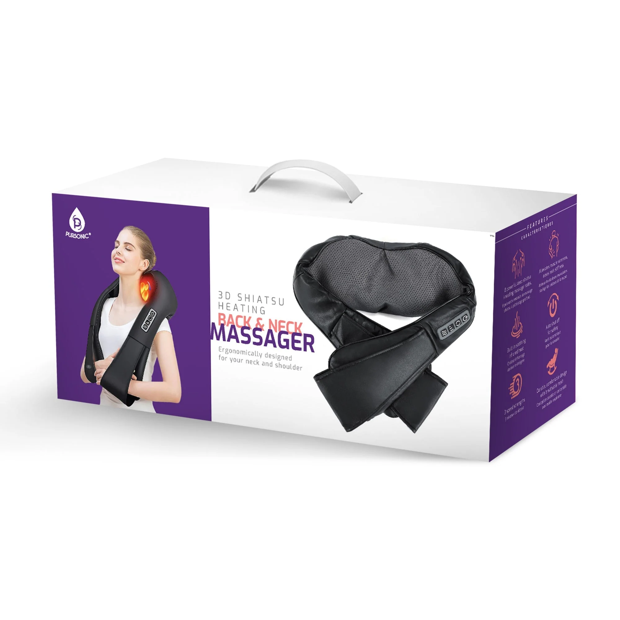 3D Shiatsu Heating Back and Neck Massager - Image 12