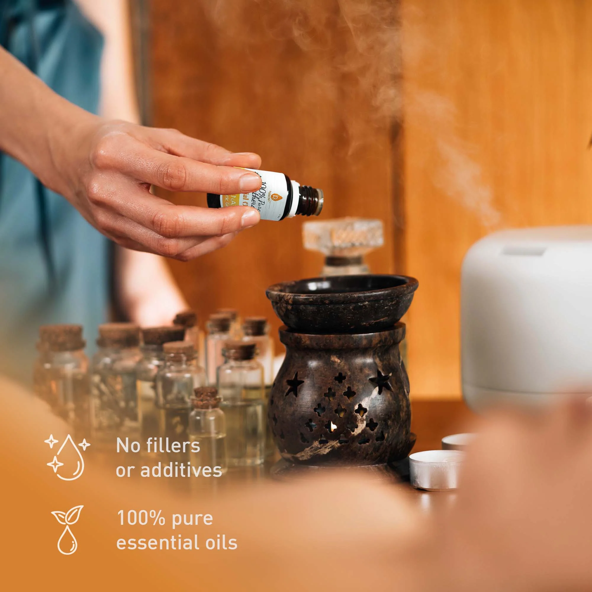 Air Purifier with 6-Pack Premium Essential Oils Collection - Image 6