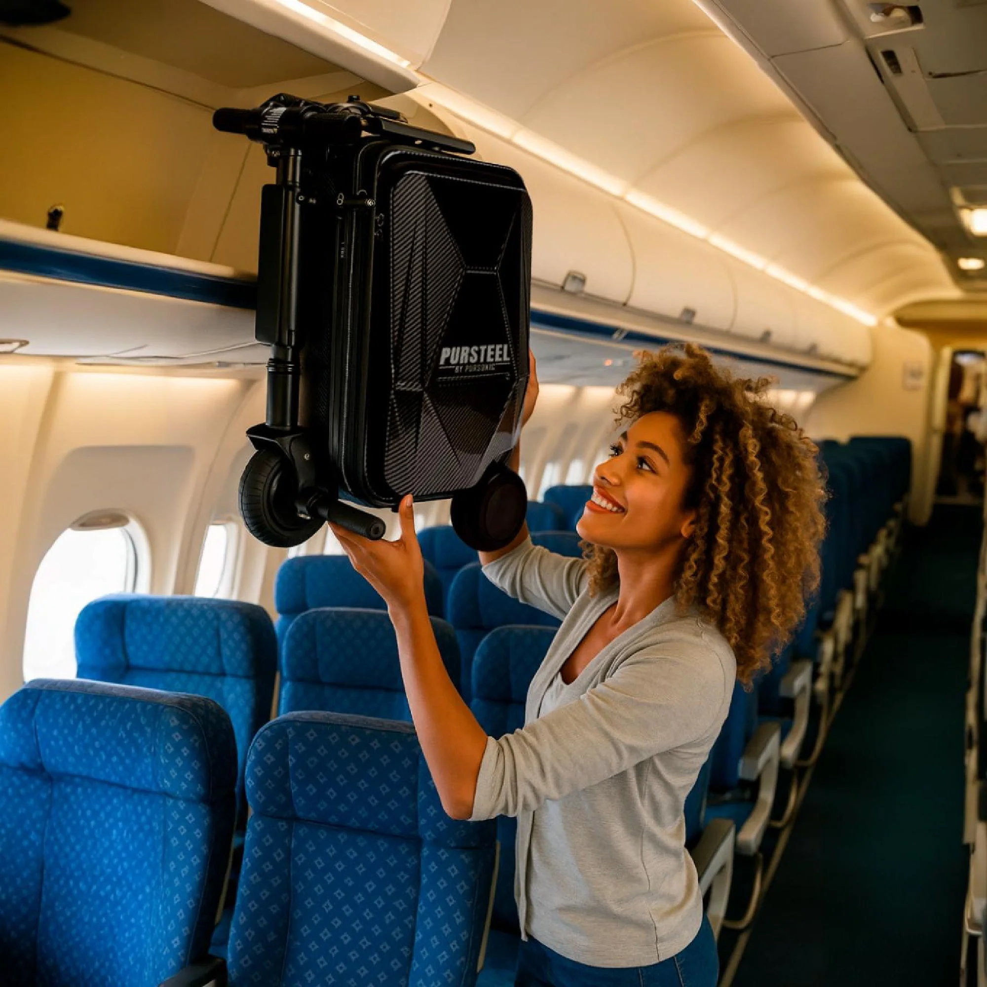 Pursteel Electric Ride-On Luggage - Image 6