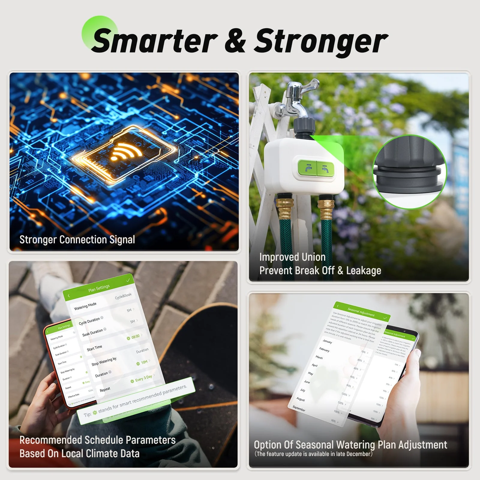 2-Zone Wireless Smart Water Timer with Hub for Outdoor Irrigation - Image 5