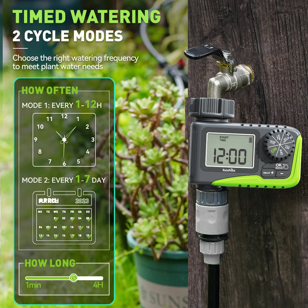 RAINPOINT Single-Outlet Programmable Sprinkler Timer - Image 4