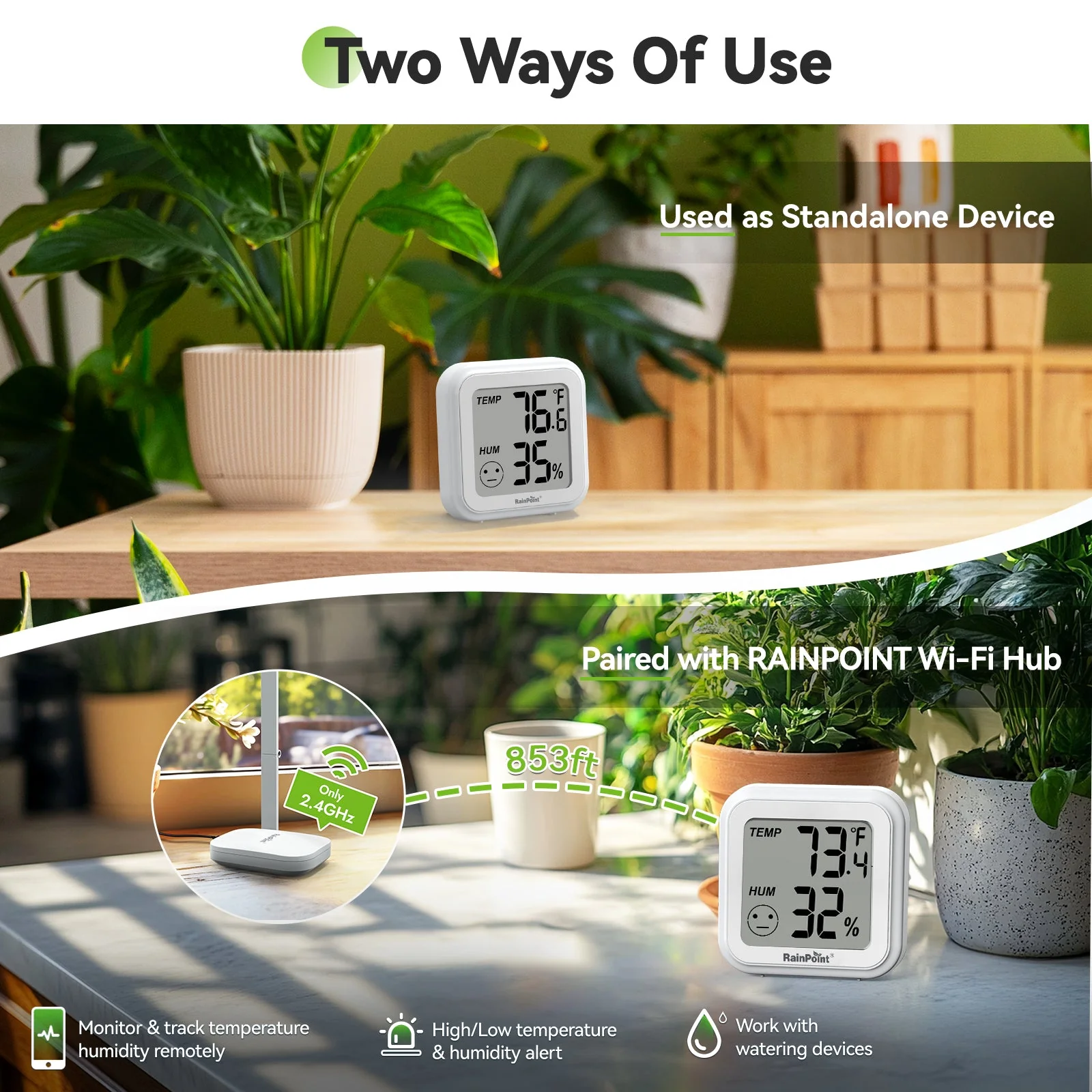 RAINPOINT WiFi Thermo-Hygrometer - Image 3