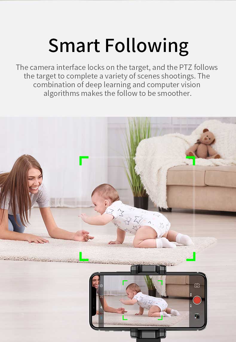 Robo 360 Rotation Smart AI Gimbal Live Video Record and Object Motion Tracking - Image 4