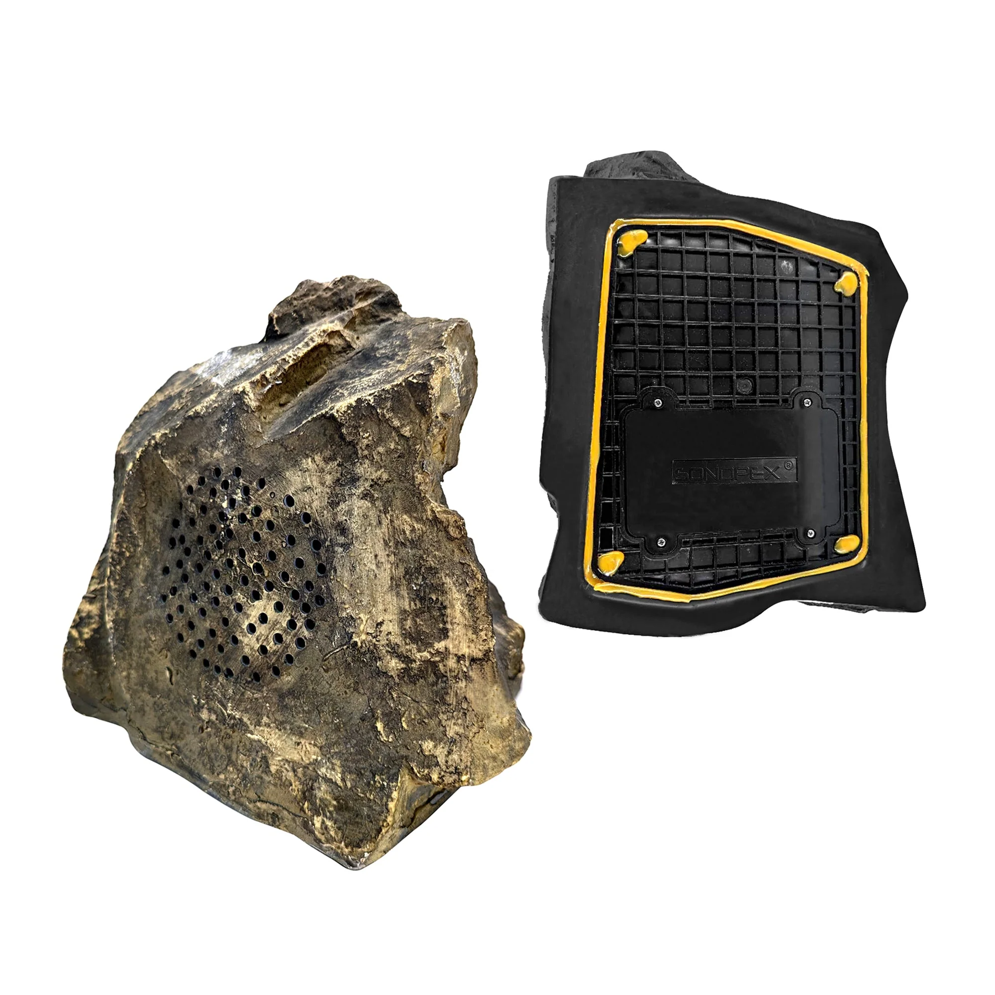 SDX Audio Waterproof 5.1 TWS Bluetooth Durable Polymer 200W Garden Rock Speakers - Image 6