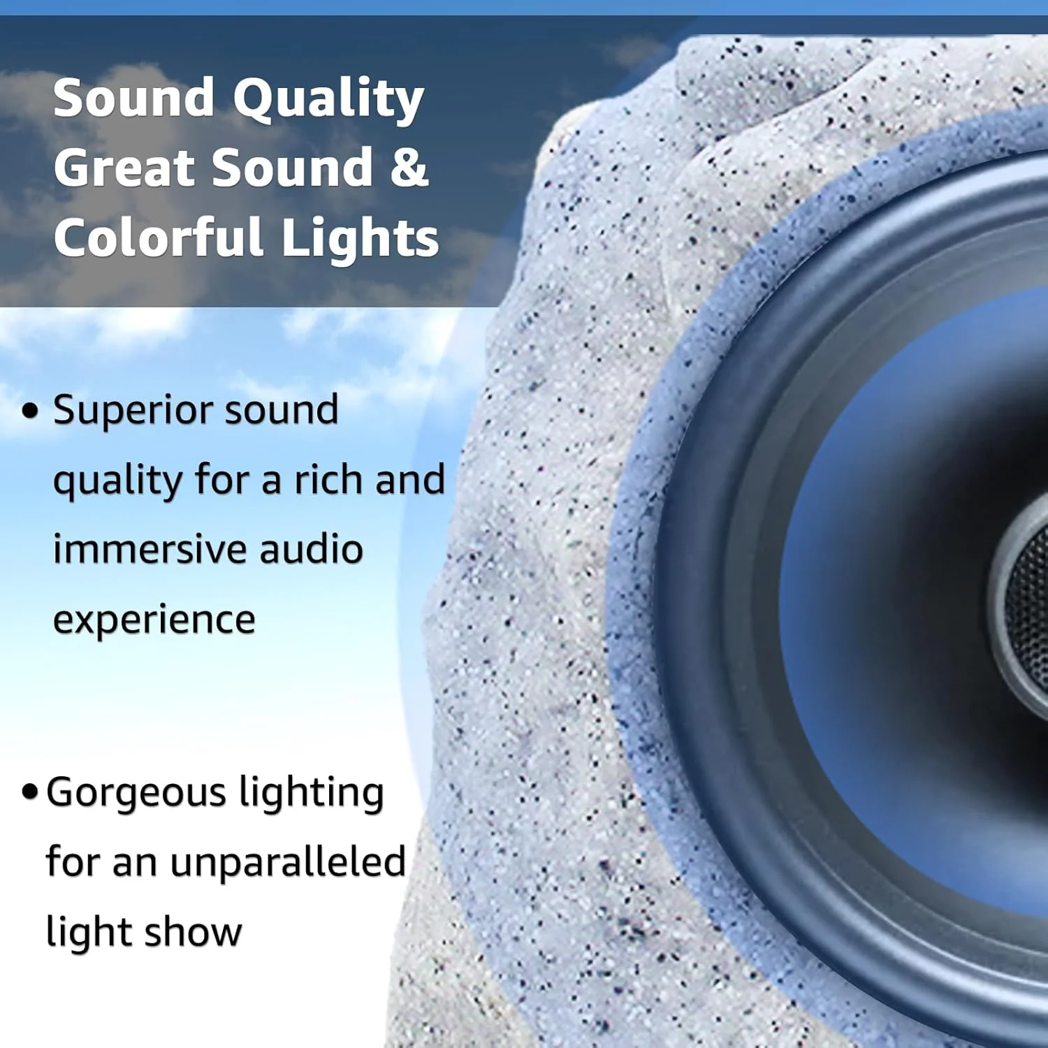 SDX Solar Garden Rock Bluetooth Speakers (A Pair) - Image 6