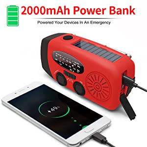 Storm Safe Emergency AM/FM/NOAA Weather Band Radio With Solar Flash Light and Built-in Phone Charger - Image 15