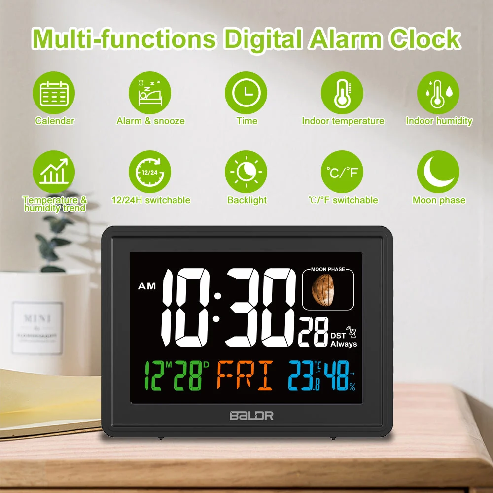 Ultimate Time Display Bundle With Alarm and Shower Clock - Image 4