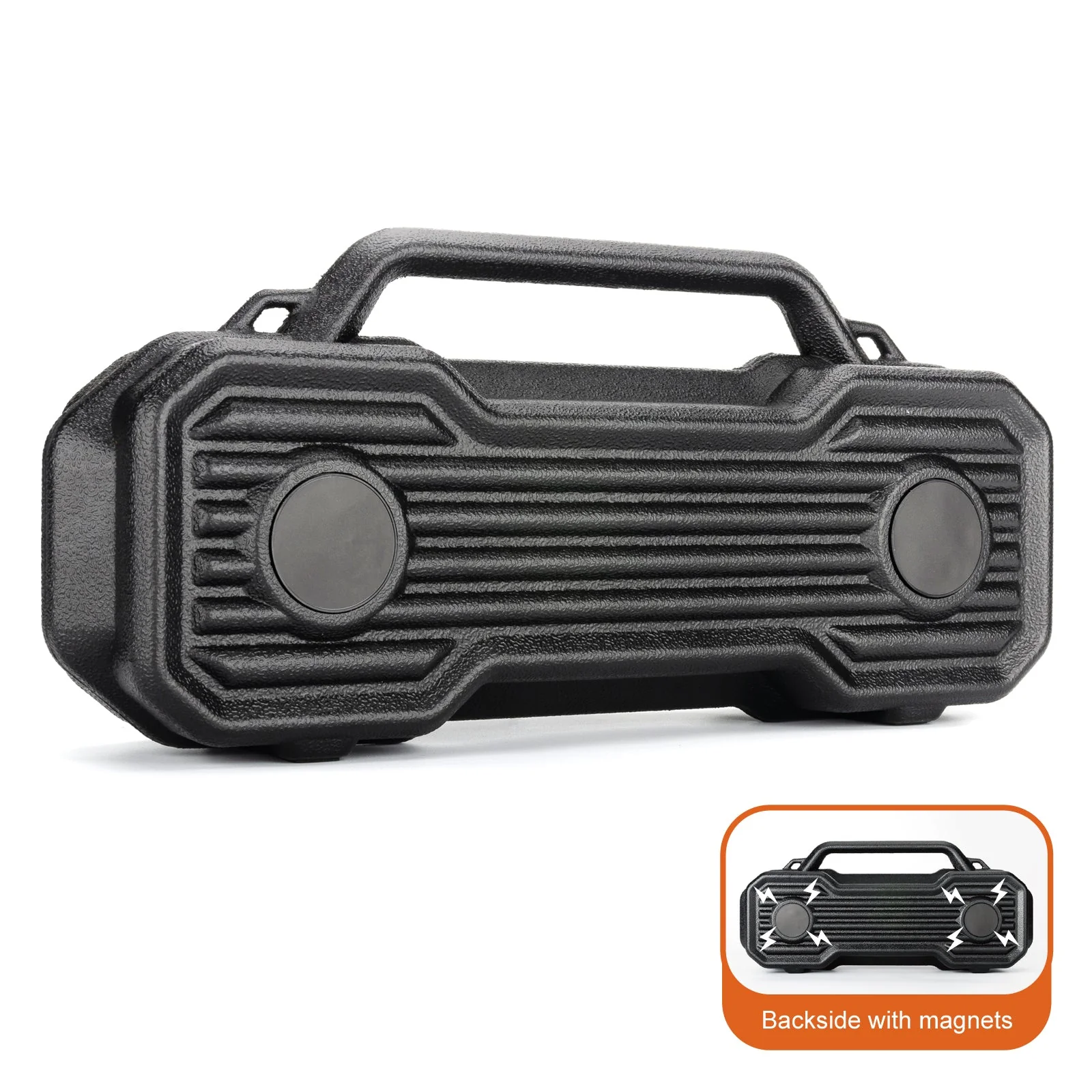Waterproof Jobsite Bluetooth Portable Boombox Radio - Image 4