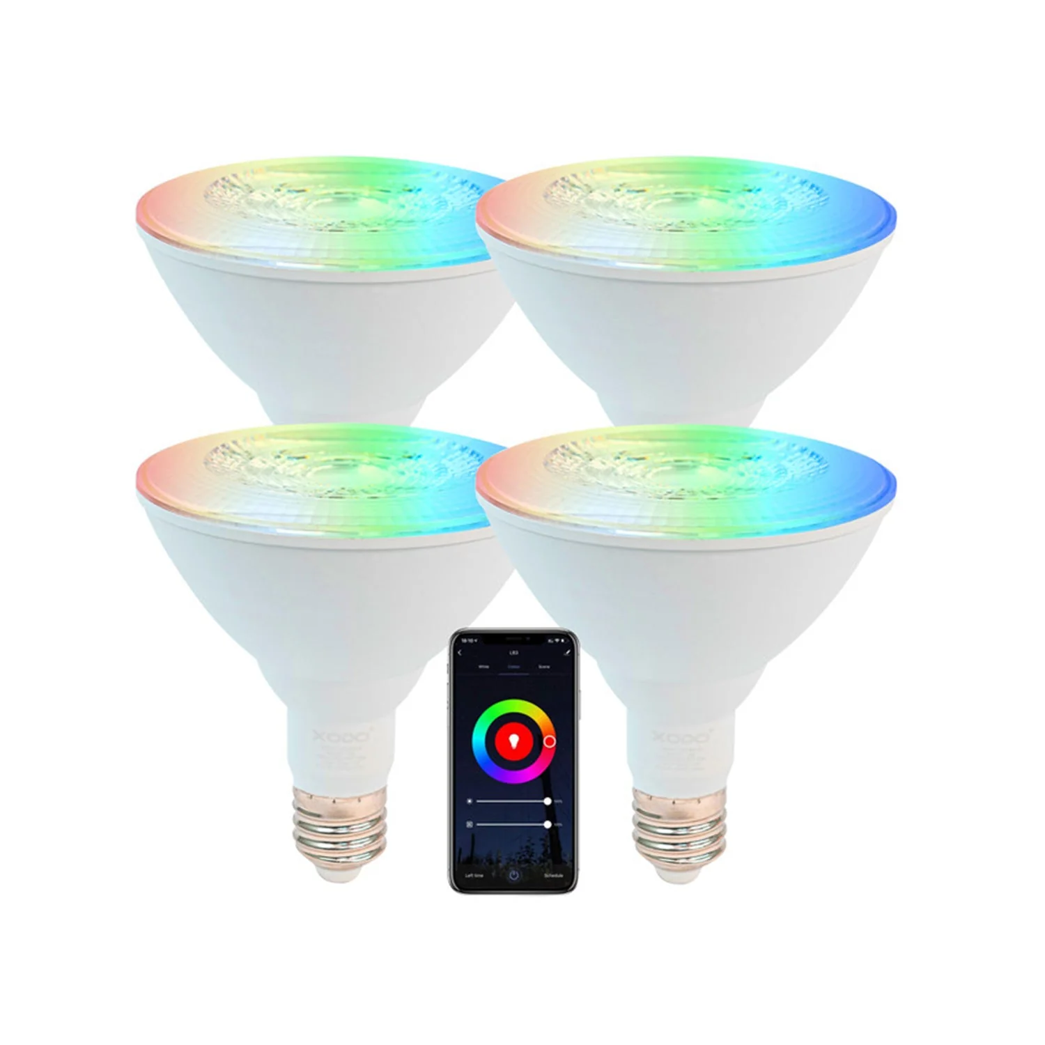 XODO LB2 Smart Light Bulbs - Color Changing LED Wi-Fi Bulbs - Image 2