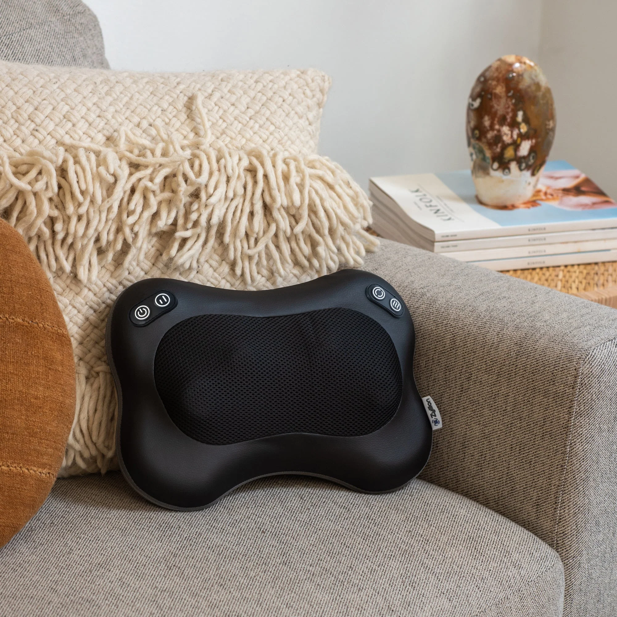 Rechargeable Shiatsu Back and Neck Massager Pillow with Heat - Image 24